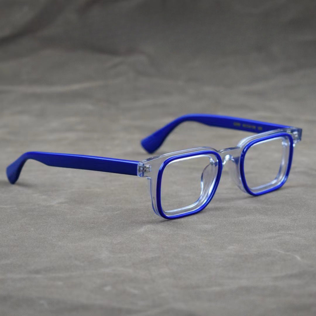 Stylish Acetate Square Glasses Frames JF 2295 - Trendy Unisex Eyewear for Men & Women - Perfect for Reading, Work, and Fashion Accessories