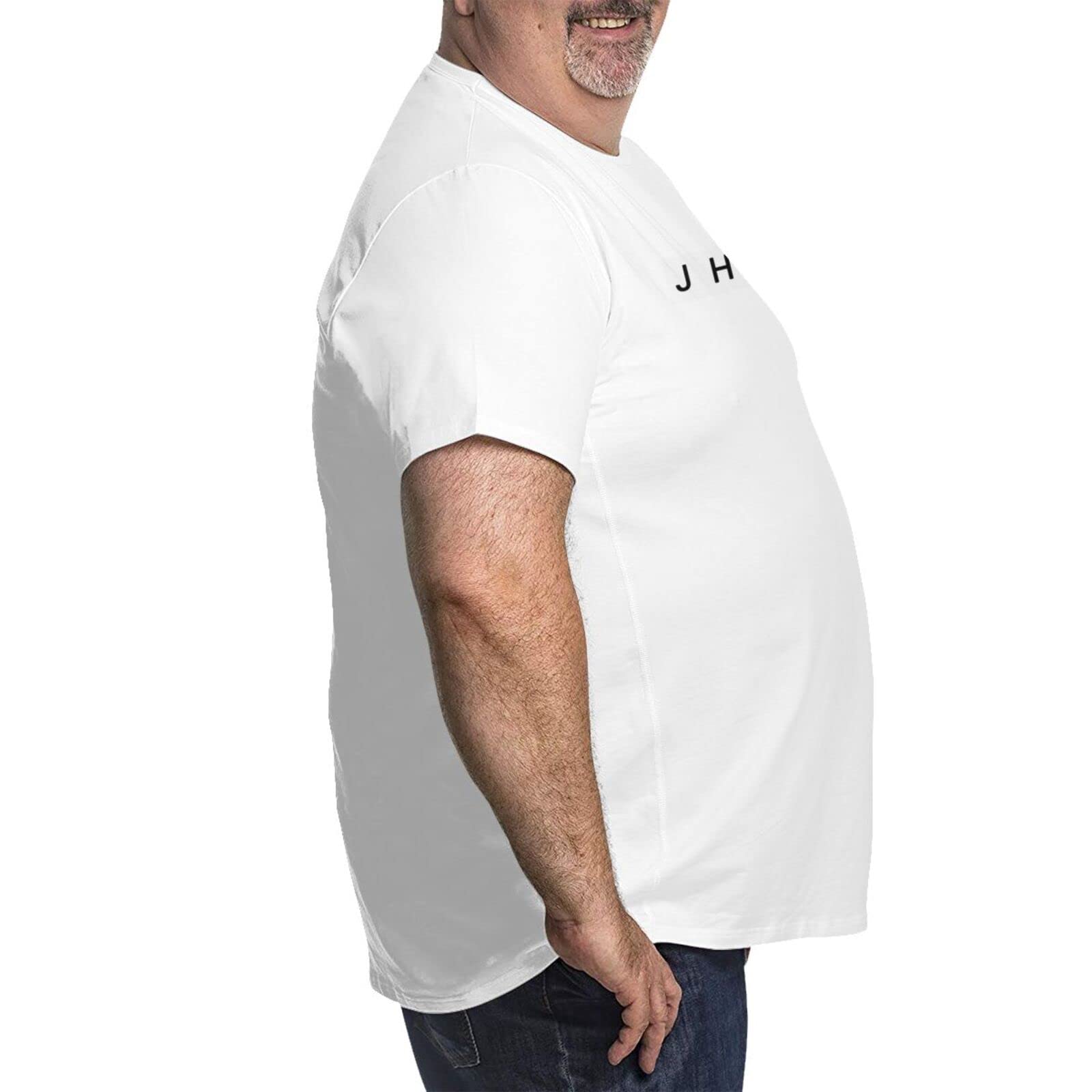 Jhenes Aikos Logo Oversized Cotton T-Shirt for Boys - Big & Tall Short Sleeve Tee in White | Casual Wear, Street Style & Graphic Tee Outfit