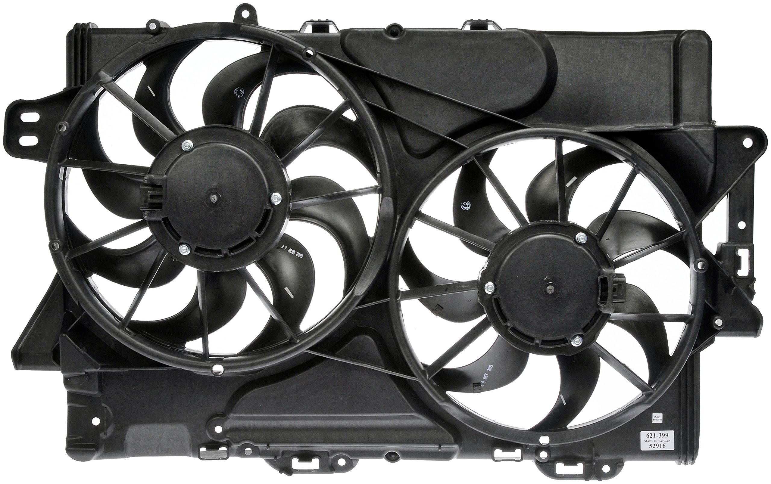 Dorman 621-399 Engine Cooling Fan Assembly Replacement for Chevrolet Silverado, Pontiac G6 - High Performance Cooling System Part for Hot Weather & Heavy-Duty Use