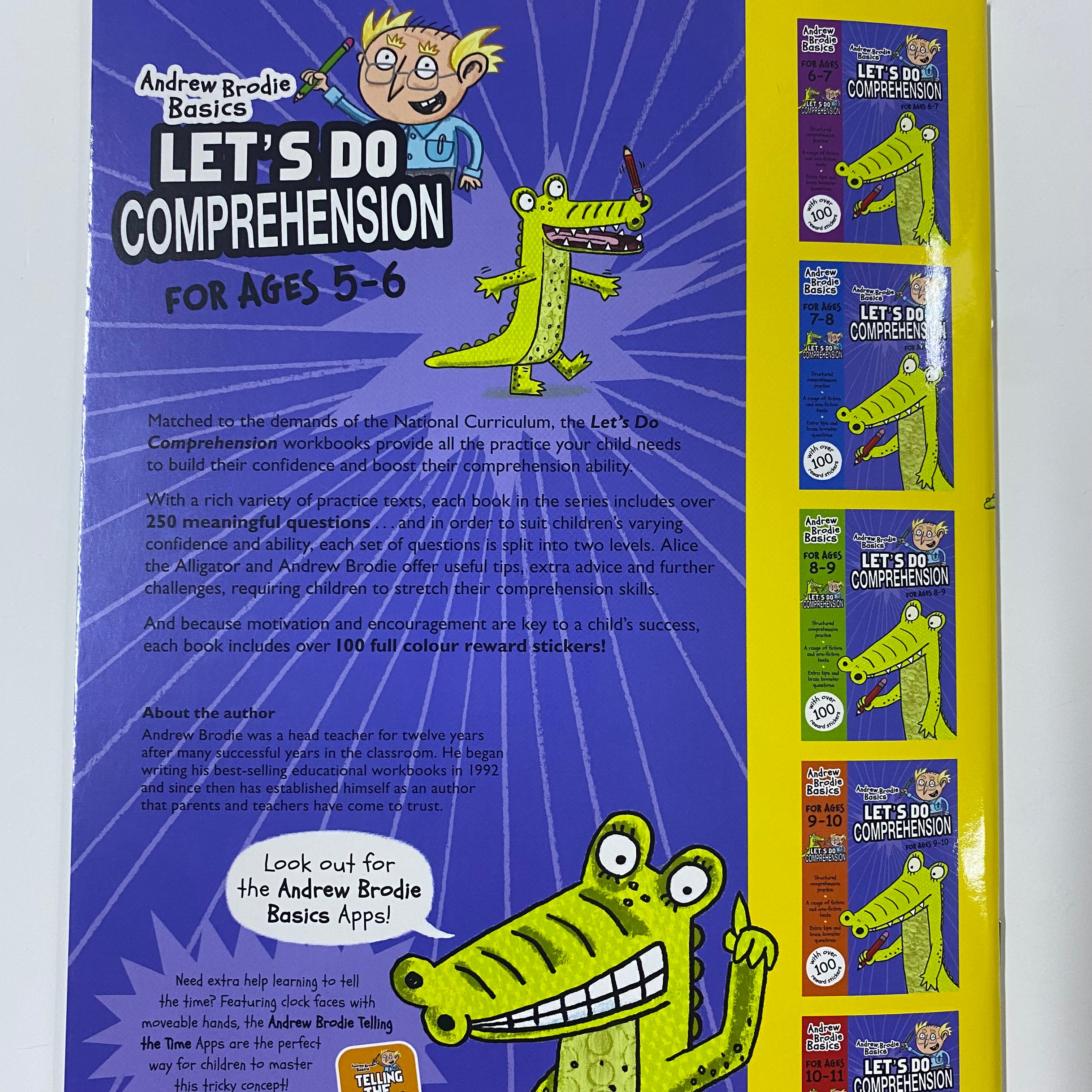 Andrew Brodie Basics Let’s Do Comprehension Workbook for Kids Ages 5-6 | Reading Practice & Learning Activities | Perfect for Homeschooling & Classroom Use