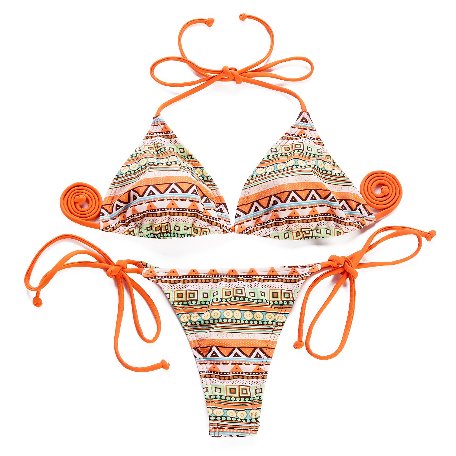 I-Glam Brazilian Bikini Set - High Waist Swimwear for Women, Sexy Beachwear with Adjustable Straps | Perfect for Pool Party, Vacation & Summer Beach Outfits