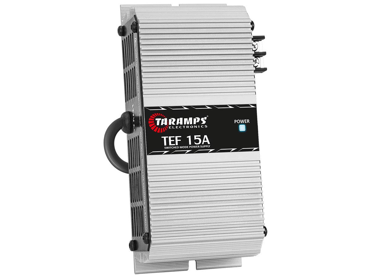 Taramp's TEF15A 15 Amp Power Supply - High Performance 12V DC Power Converter for Car Audio, LED Lights & Electronics | Perfect for Automotive, Marine & DIY Projects