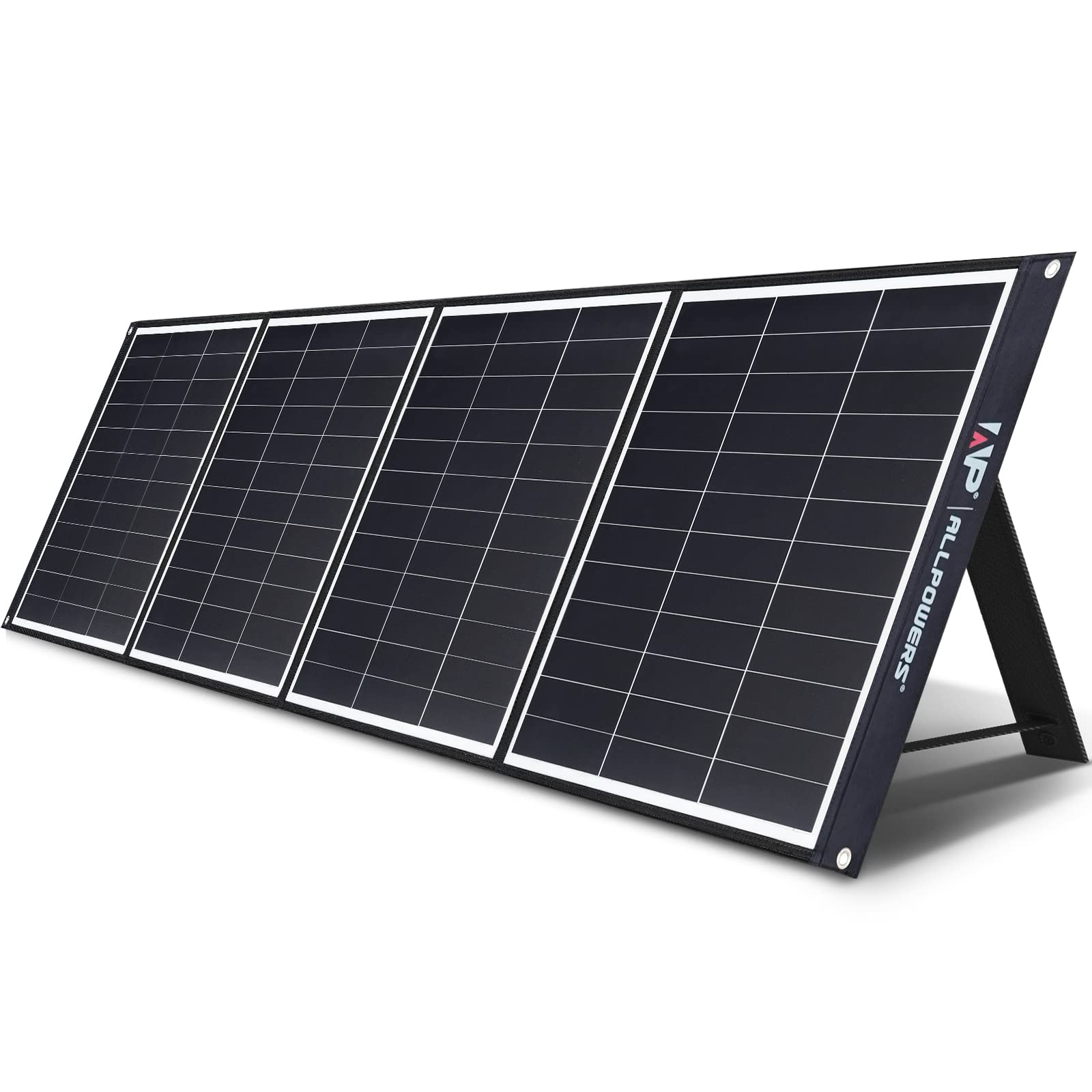 ALLPOWERS SP035 200W Portable Solar Panel Charger - Monocrystalline Foldable Solar Panel Kit with IP67 Waterproof - Ideal for RV, Solar Generator, Outdoor Camping, Off-Grid Van & Emergency Power Supply