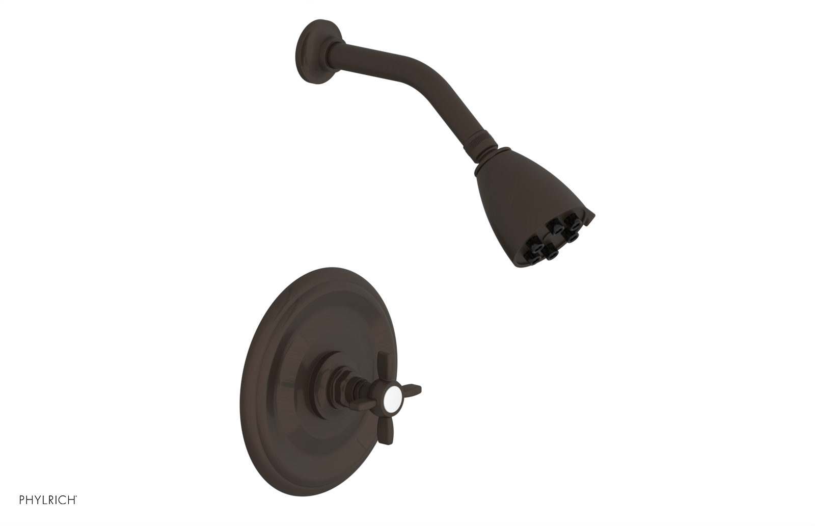 Jamestown Pressure Balance Shower Set with Cross Handle - 165 Series 21 - Perfect for Modern Bathrooms & Spa-Like Shower Experience