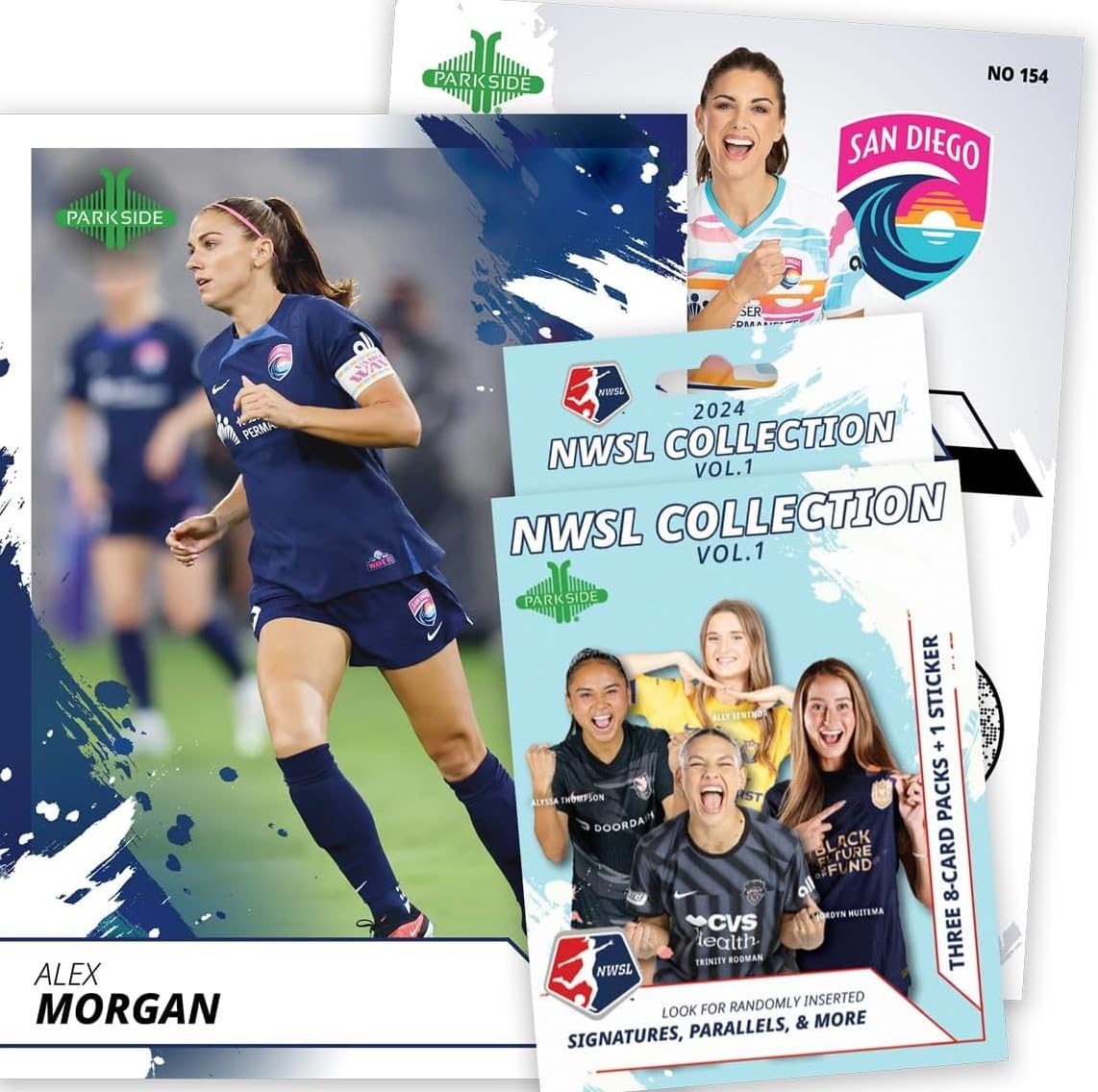 2024 NWSL Women’s Soccer Trading Cards - Factory Sealed Box of 25 Cards with Parallels, Rookies, Inserts & Autographs | Collectible Soccer Cards for Fans, Investors & Card Enthusiasts | Perfect for Trading, Gifting & Display