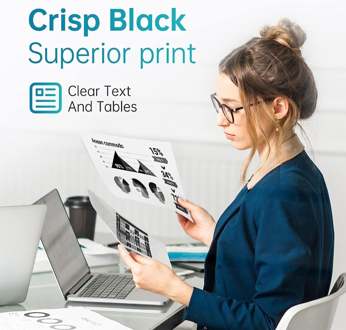 Remanufactured HP 63 Black Ink Cartridge (F6U62A) - High Yield 1-Pack | Compatible with HP Envy, OfficeJet Printers | Ideal for Home & Office Printing
