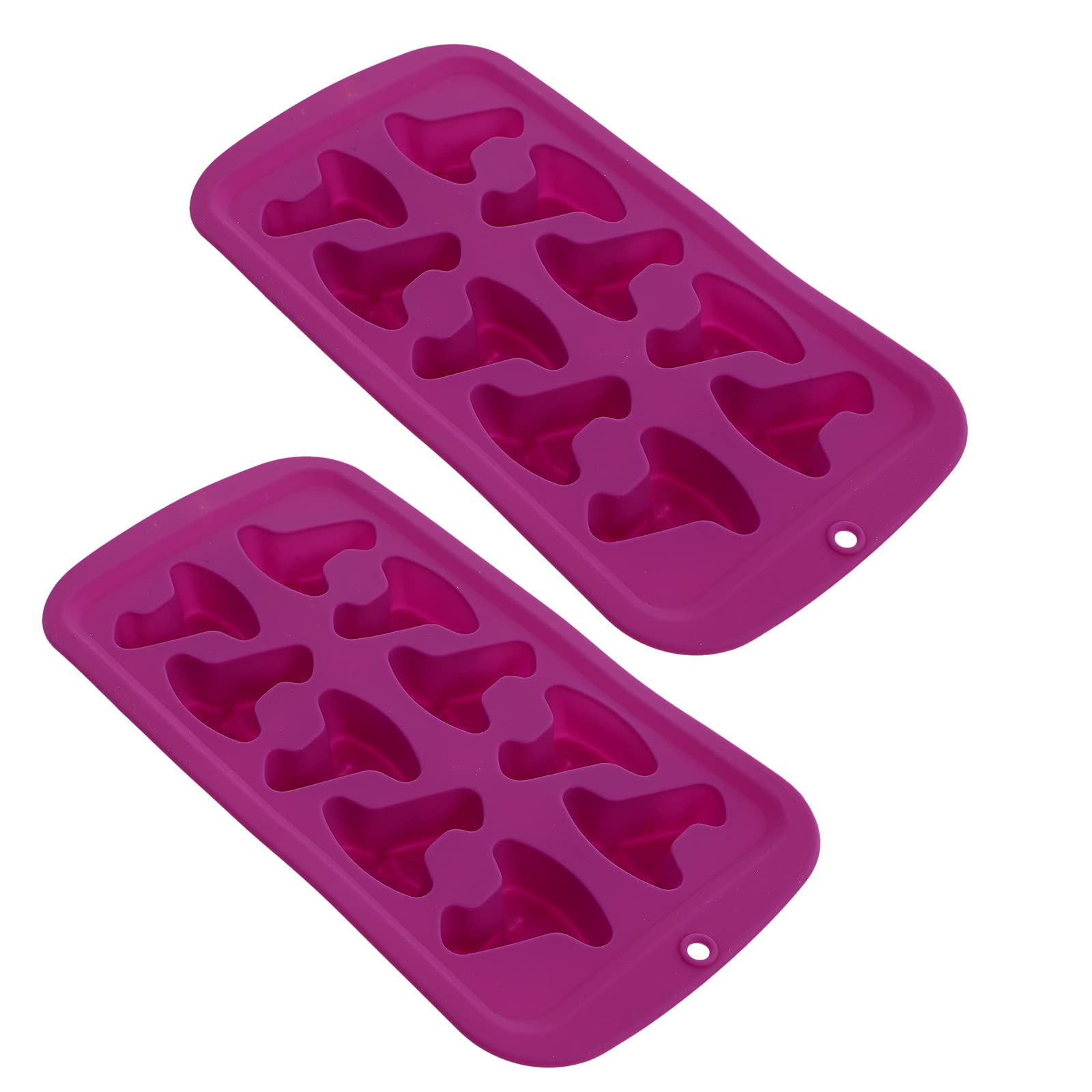 2pcs Silicone Chocolate Mold - Wizard Hat Shaped Baking Molds for Candy, Ice Cubes & Cake Decorating | Halloween Party Supplies, DIY Dessert Tools, Baking Accessories for Kids & Adults
