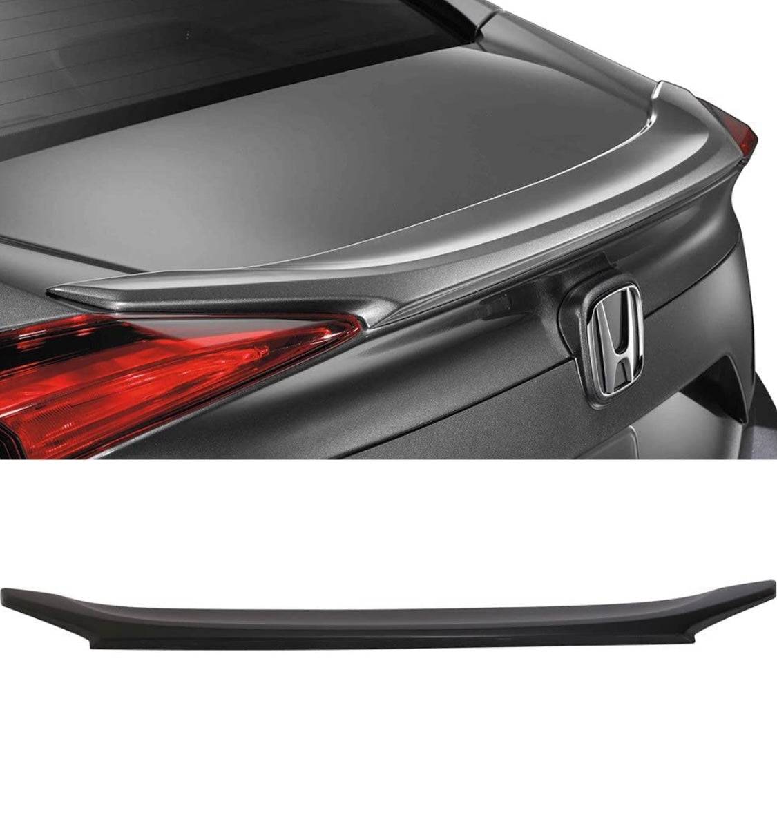 2016-2021 Honda Civic 10th Gen Sedan 4Dr OE Style Rear Spoiler Wing - Aerodynamic Car Accessory for Street Racing & Custom Styling