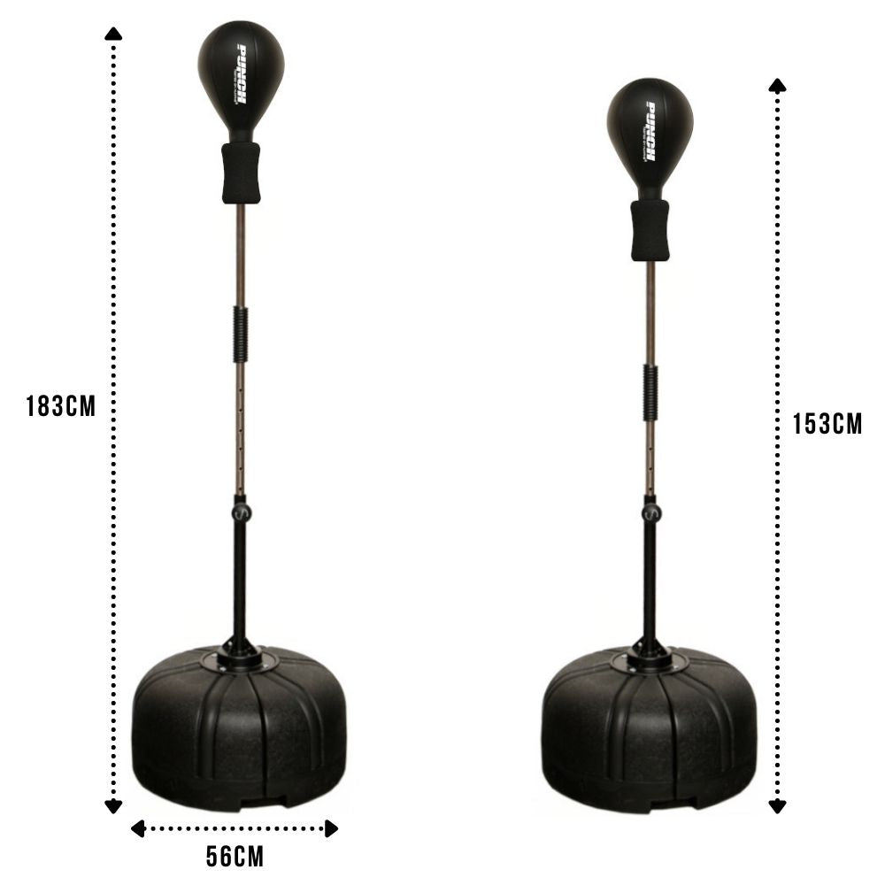 KING COBRA™ Free Standing Punching Bag for Adults - Heavy Duty Boxing Training Equipment for Home Gym, MMA, Kickboxing & Fitness Workouts