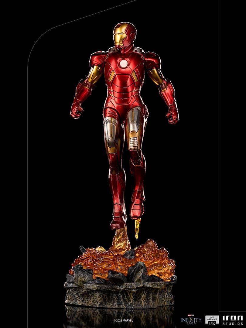Iron Studios The Infinity Saga: Battle of NY Iron Man BDS Art Scale Statue 1/10 - Marvel Avengers Collectible Figure for Display & Home Decor