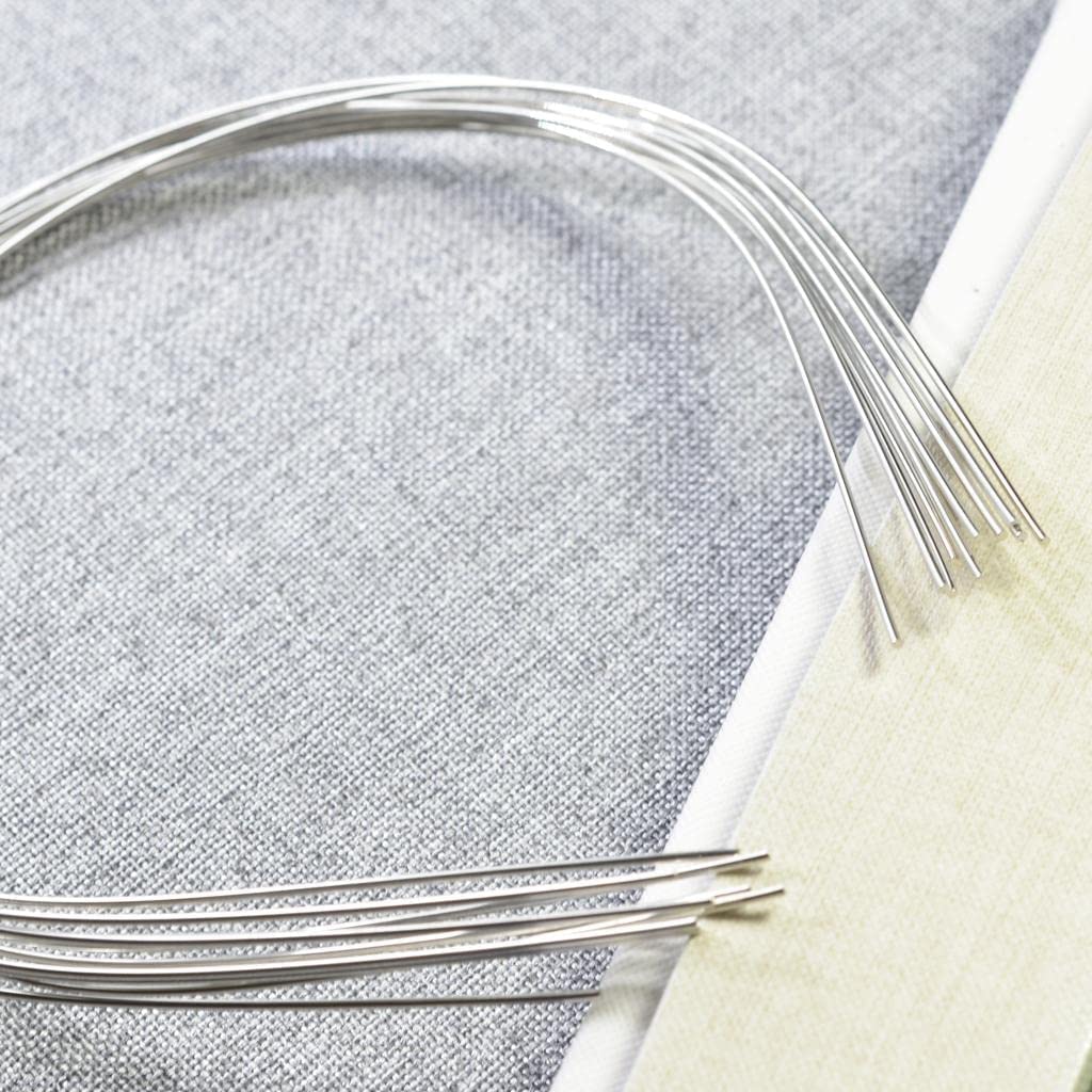 Zalati 10-Pack Stainless Steel Hair Hoops for DIY Headband Making - 1.2mm No Teeth Hair Bands - Perfect for Crafting, Fashion Accessories & Hair Styling