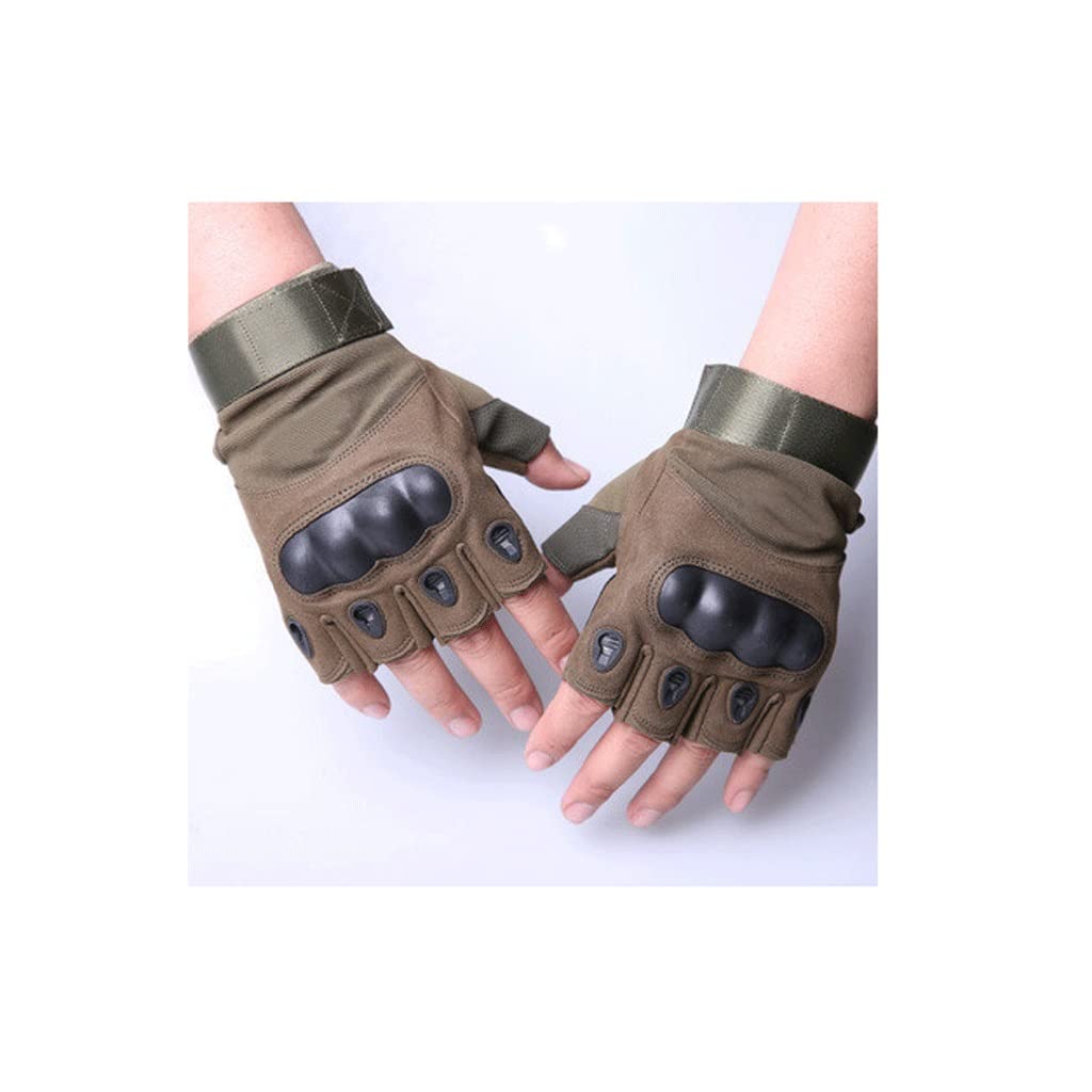 Men's Half Finger Cycling Gloves - Breathable Outdoor Sports & Fitness Training Gloves for Biking, Gym, Workouts - Color C, Size L - Perfect for Road Cycling, Mountain Biking & Gym Training