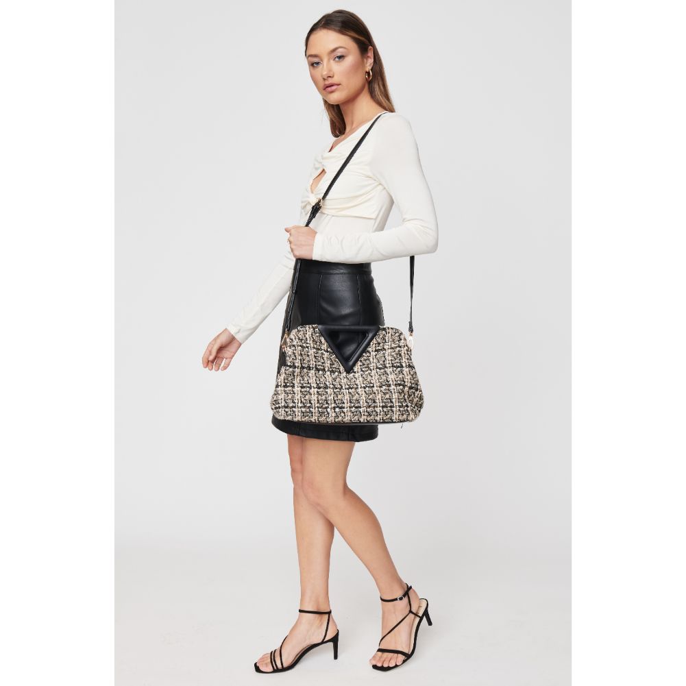 Natasha Tweed Crossbody Bag for Women - Stylish & Lightweight Shoulder Purse - Perfect for Work, Travel & Everyday Use