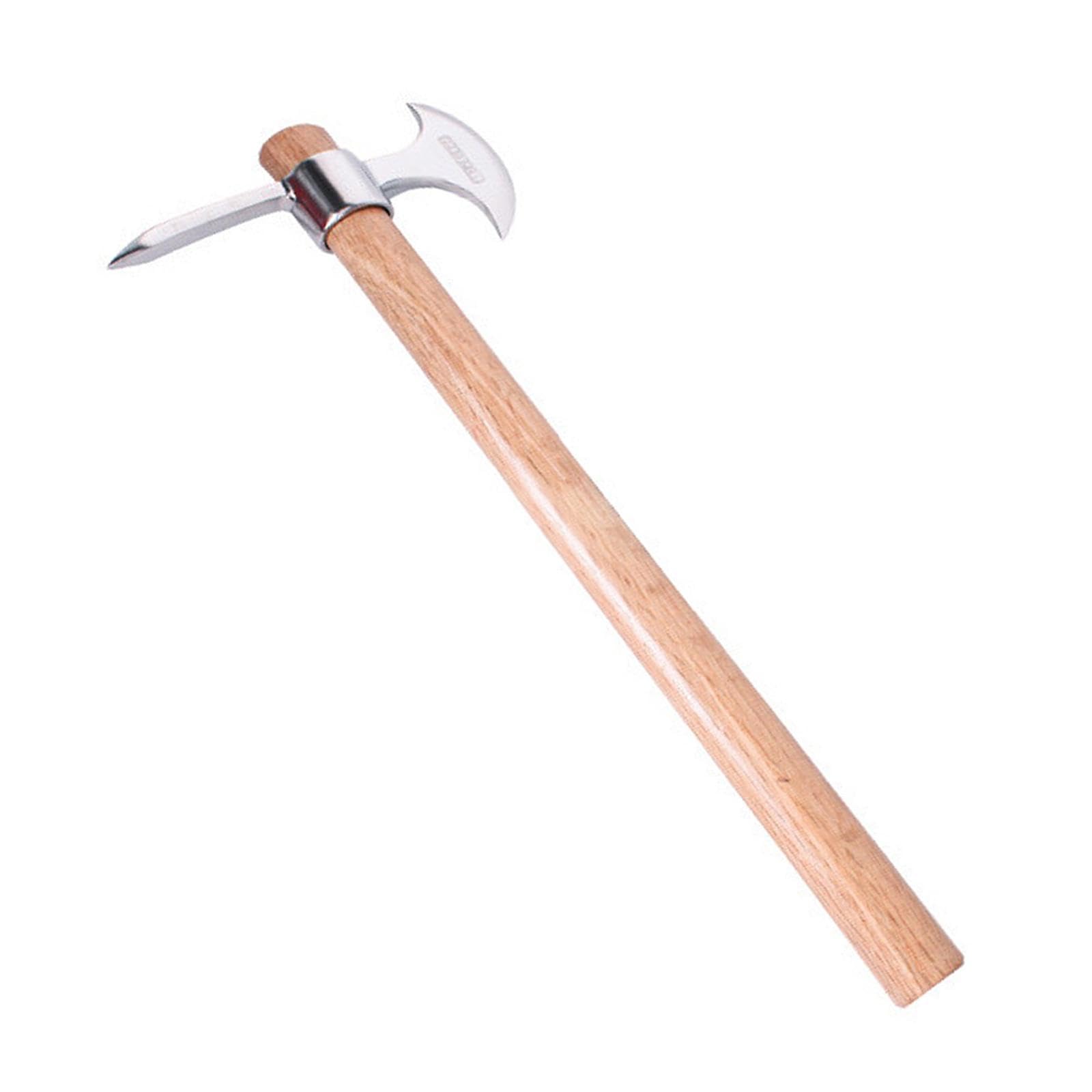 Premium Stainless Steel Pickaxe - Heavy Duty Gardening Tool for Digging, Planting & Weeding - Ergonomic Handheld Mattock for Garden, Yard & Landscaping - Ideal for Soil Cultivation, Trenching & Outdoor Projects