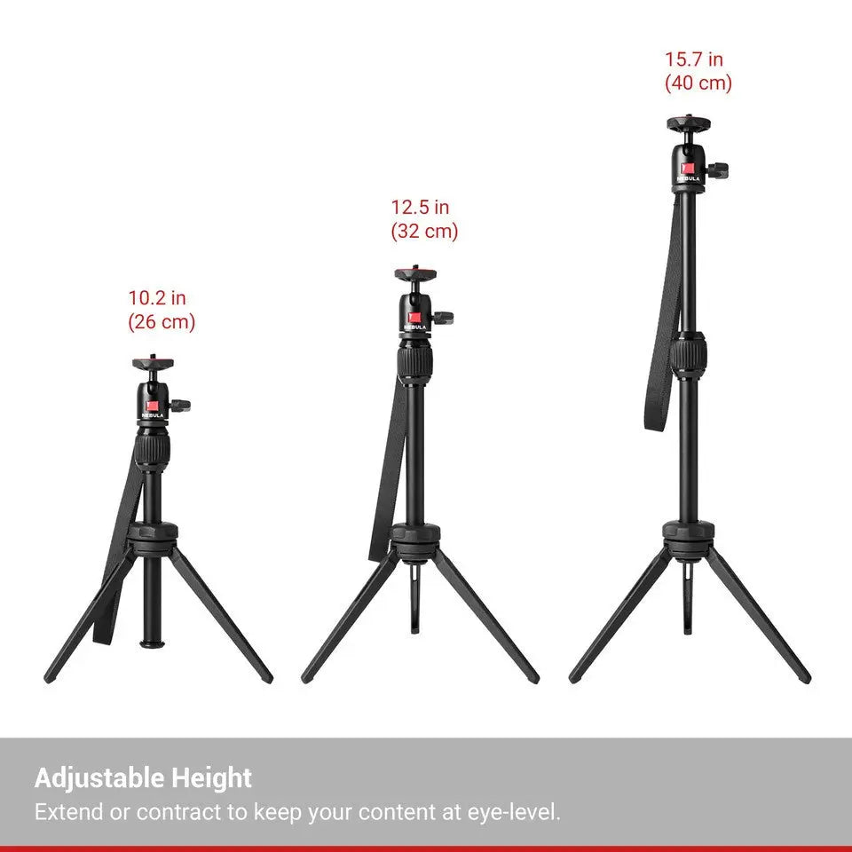 Adjustable Tripod Stand for Nebula Capsule D0711 Projector - Portable & Stable Support for Indoor/Outdoor Movie Nights, Home Theater, and Presentations