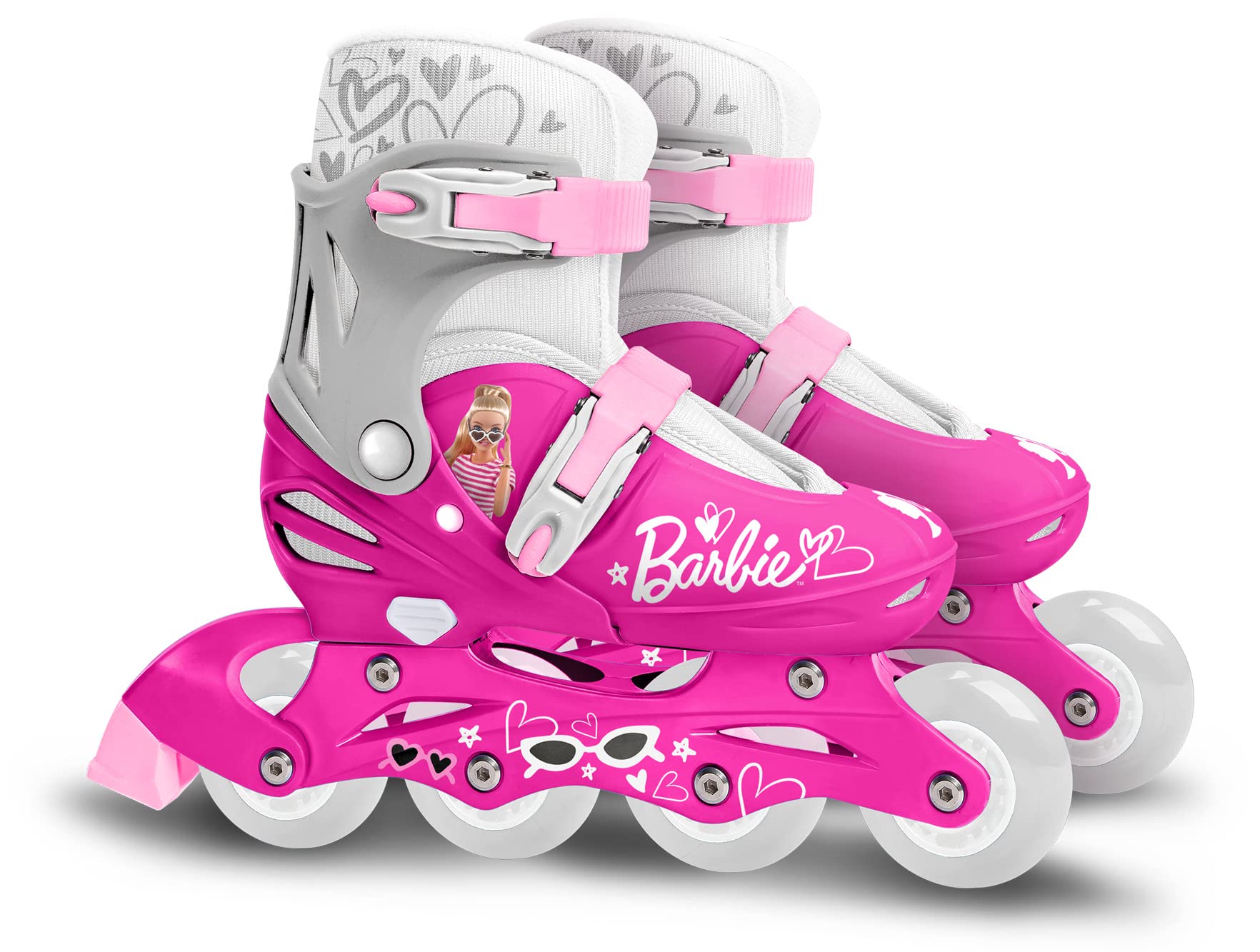 Inline Skates for Adults & Kids - Adjustable Roller Skates for Men, Women & Youth - Comfortable & Durable Quad Rollerblades for Indoor & Outdoor Use - Perfect for Fitness, Recreation & Roller Rinks