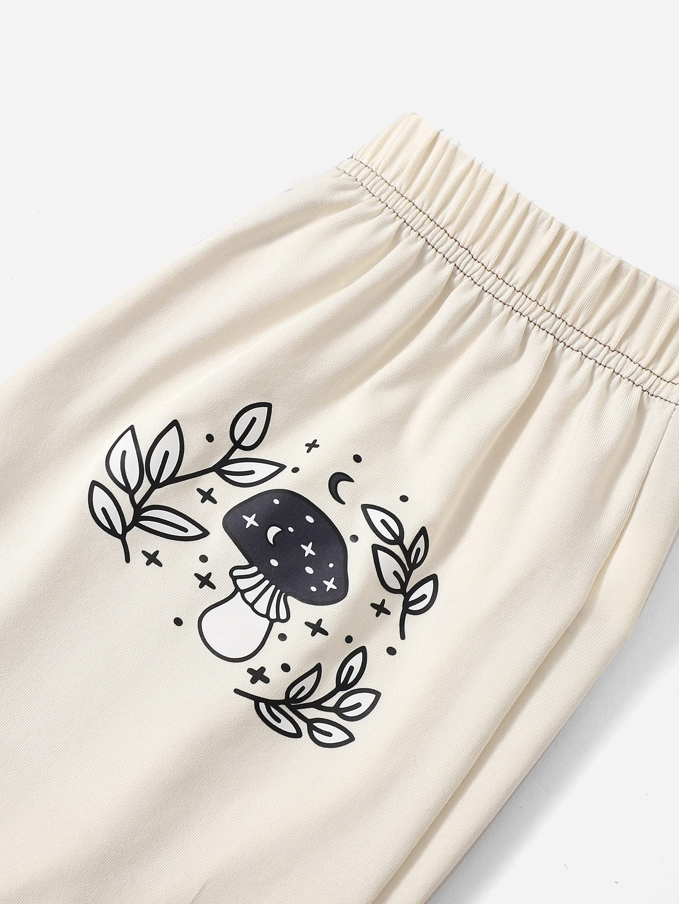 SOLY HUX Girls' 2-Piece Outfit Set - Butterfly Print Cami Crop Top & Soft Sweatpants | Cute Matching Lounge Wear for Teens | Perfect for Sleepovers, Casual Wear & Street Style Fashion