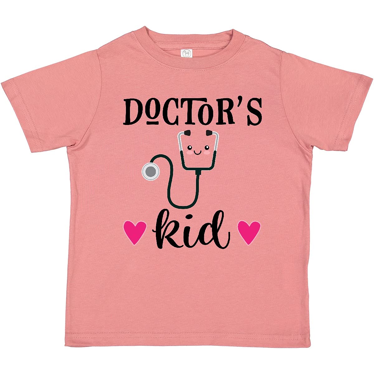 Inktastic Kids Doctor Costume T-Shirt with Stethoscope Design - Fun Toddler Physician Outfit for Role Play & Dress Up