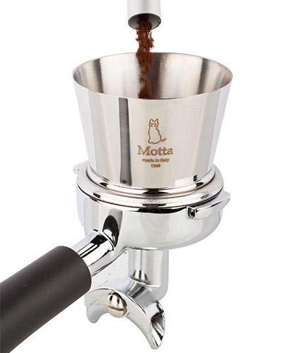 Premium Stainless Steel Espresso Machine Funnel 60mm - Italian Made for Perfect Coffee Grounds - Ideal for Baristas & Home Brewing