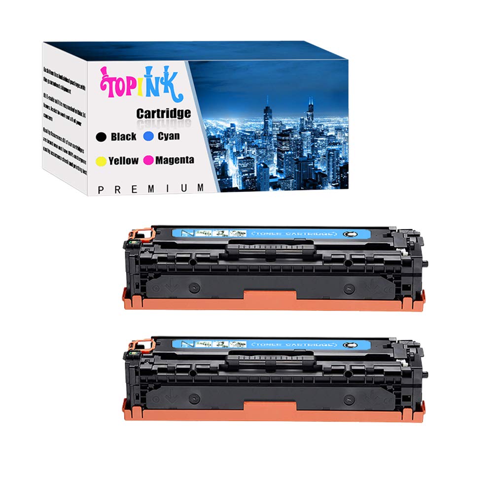 TopInk 3023C001 High Yield Cyan Toner Cartridge Replacement for Canon 054 Printer | Compatible with Canon ImageCLASS Printers | Ideal for Office & Home Printing Documents, Photos & Reports
