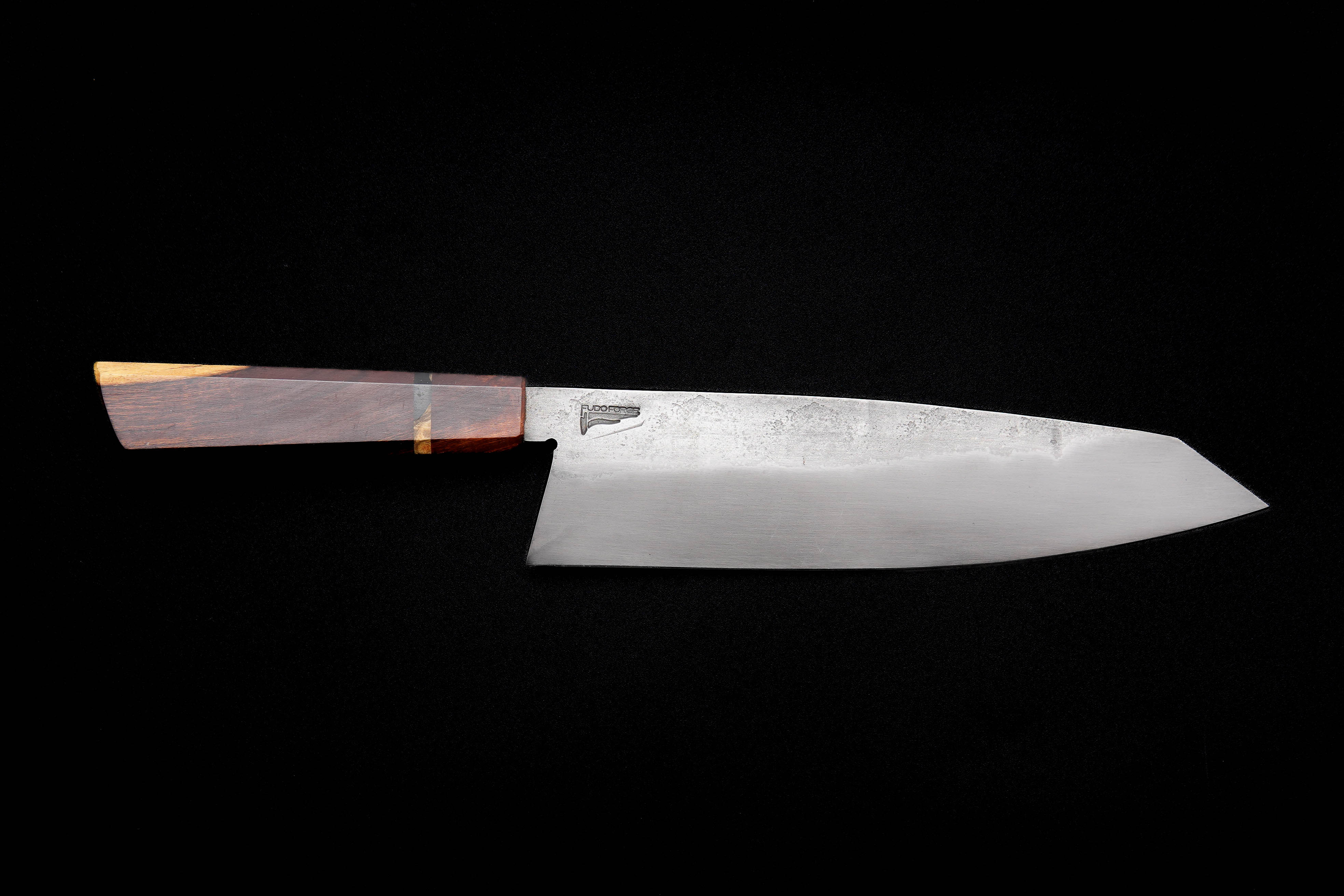 Fudo Forge 210mm Hand-Forged Gyuto Chef Knife - Premium Japanese Kitchen Knife by Master Smith Erich Orris #1323 - Perfect for Sushi, Meat Cutting & Professional Cooking