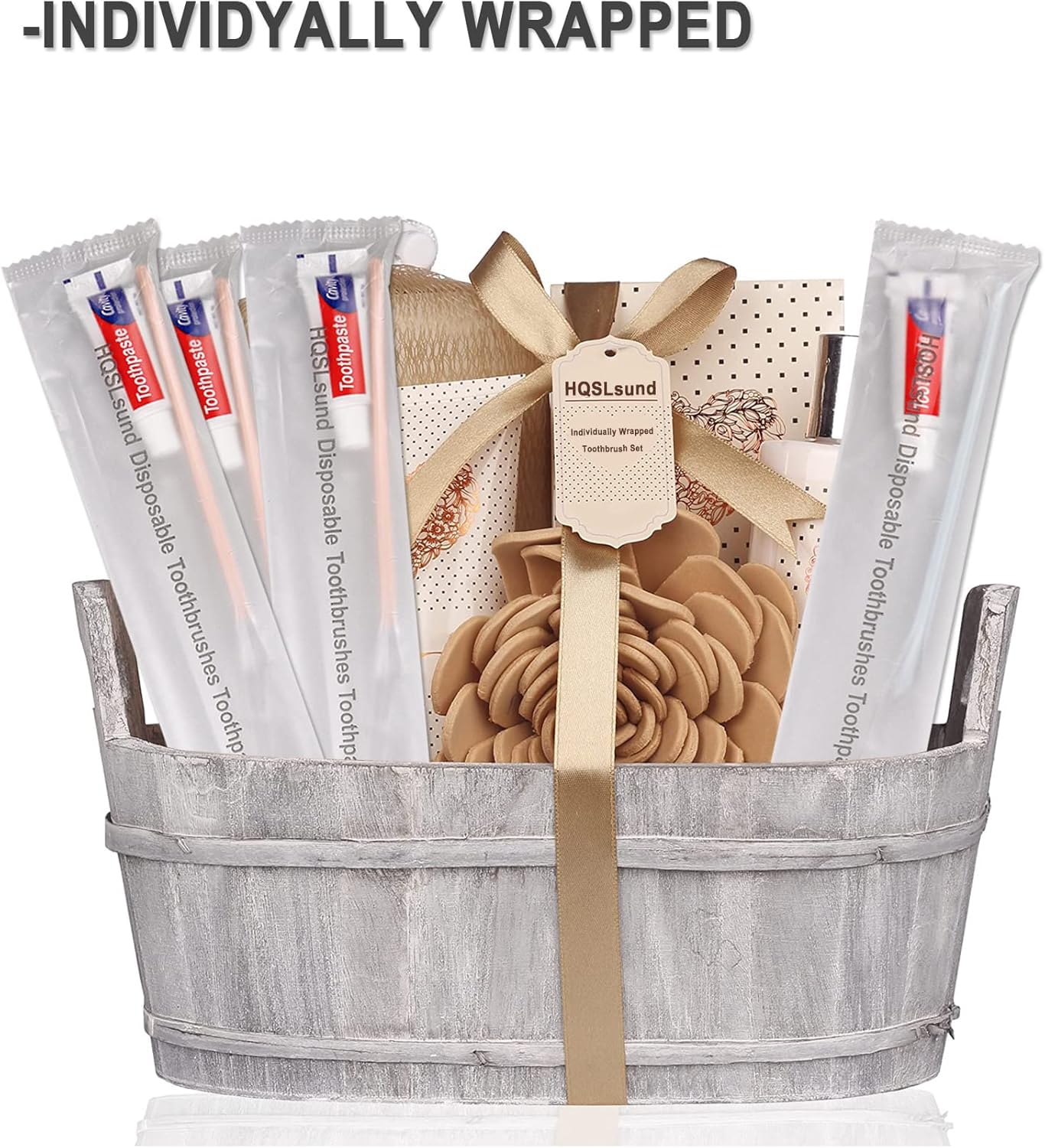 60 Pack Disposable Toothbrushes with Toothpaste - Individually Wrapped Travel Toothbrushes (2 Colors) - Perfect for Travel, Camping, Hotels, and Emergency Kits