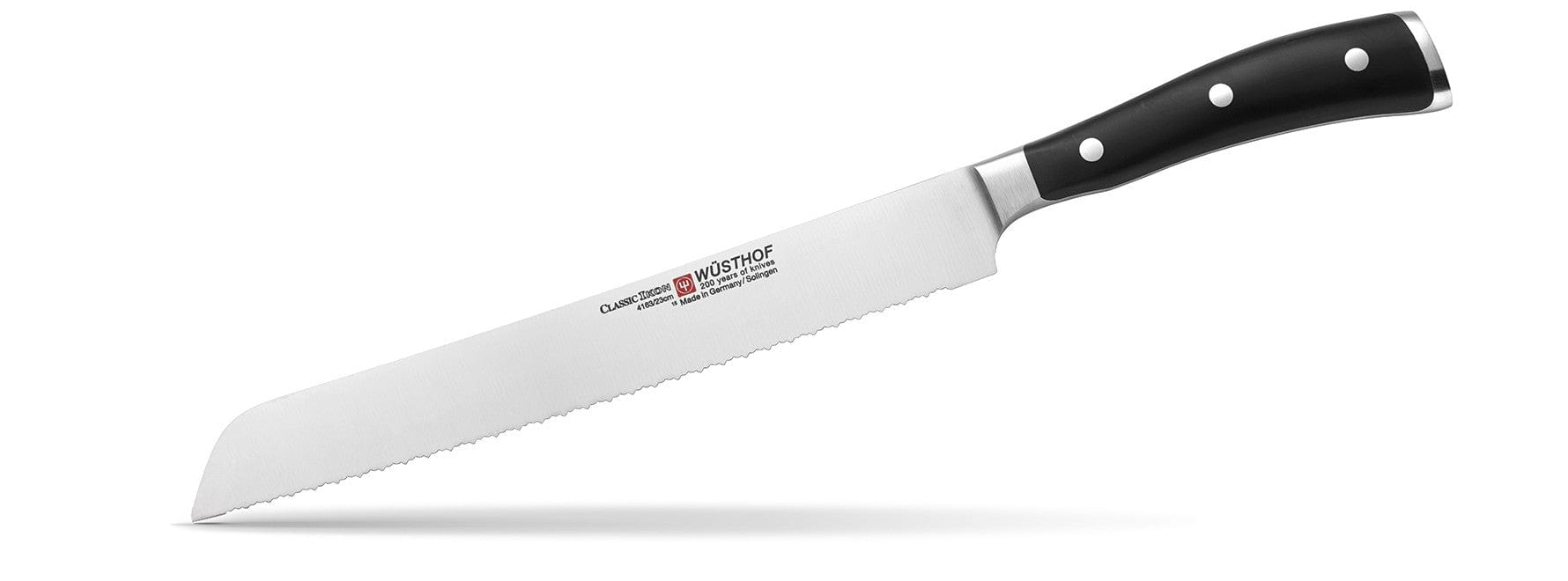 Wusthof Classic Ikon Double Serrated Bread Knife - Premium German Stainless Steel Bread Knife for Slicing Baguettes, Sourdough & Artisan Loaves - Perfect for Home Bakers & Professional Kitchens