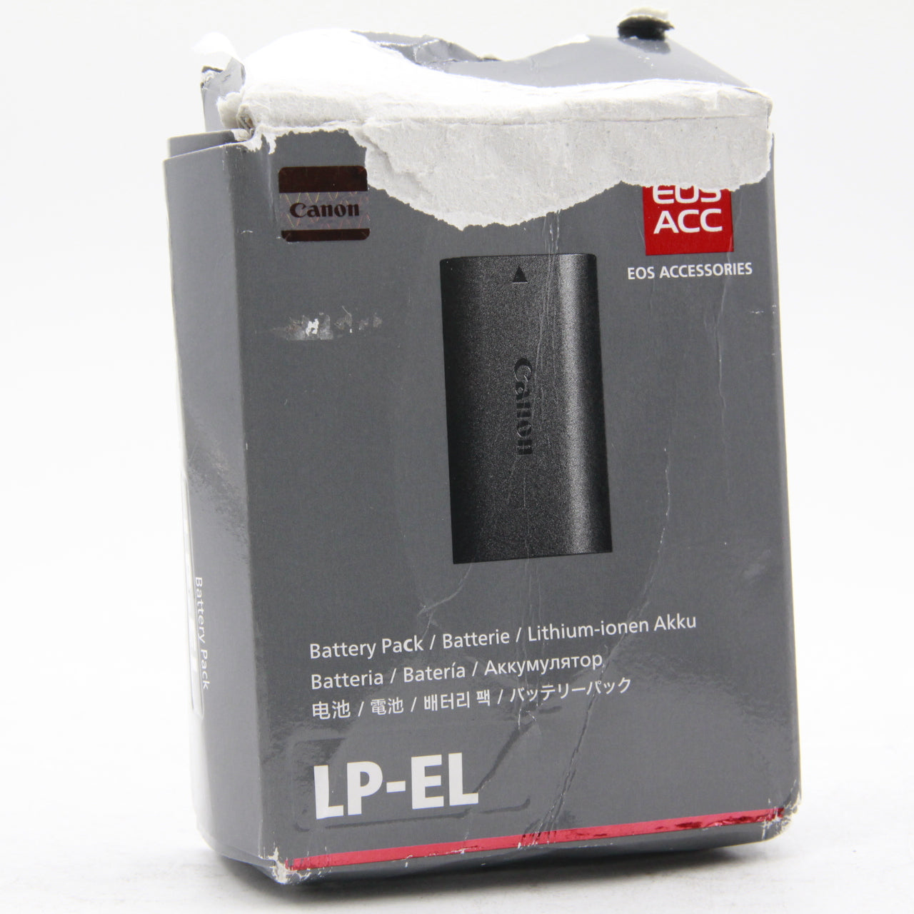 Open Box Fair - Genuine Canon LP-EL Lithium Ion Battery Pack for Speedlite EL-1 Flash | Perfect for Professional Photography & Studio Lighting