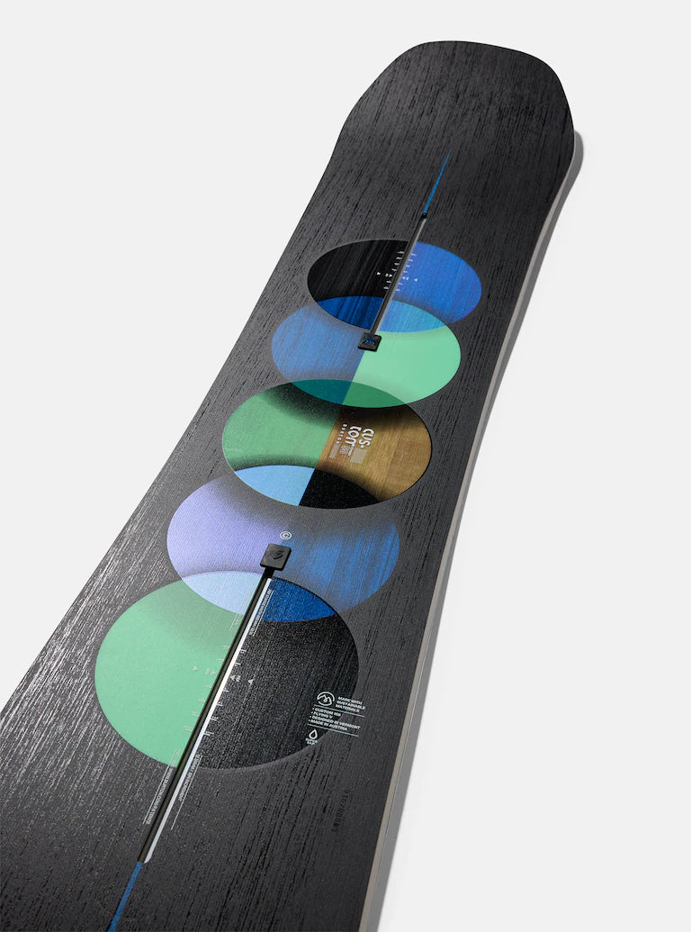 Burton Custom Flying V Snowboard 2025 - All-Mountain Freestyle Snowboard for Men & Women | Perfect for Powder, Park & Backcountry Riding