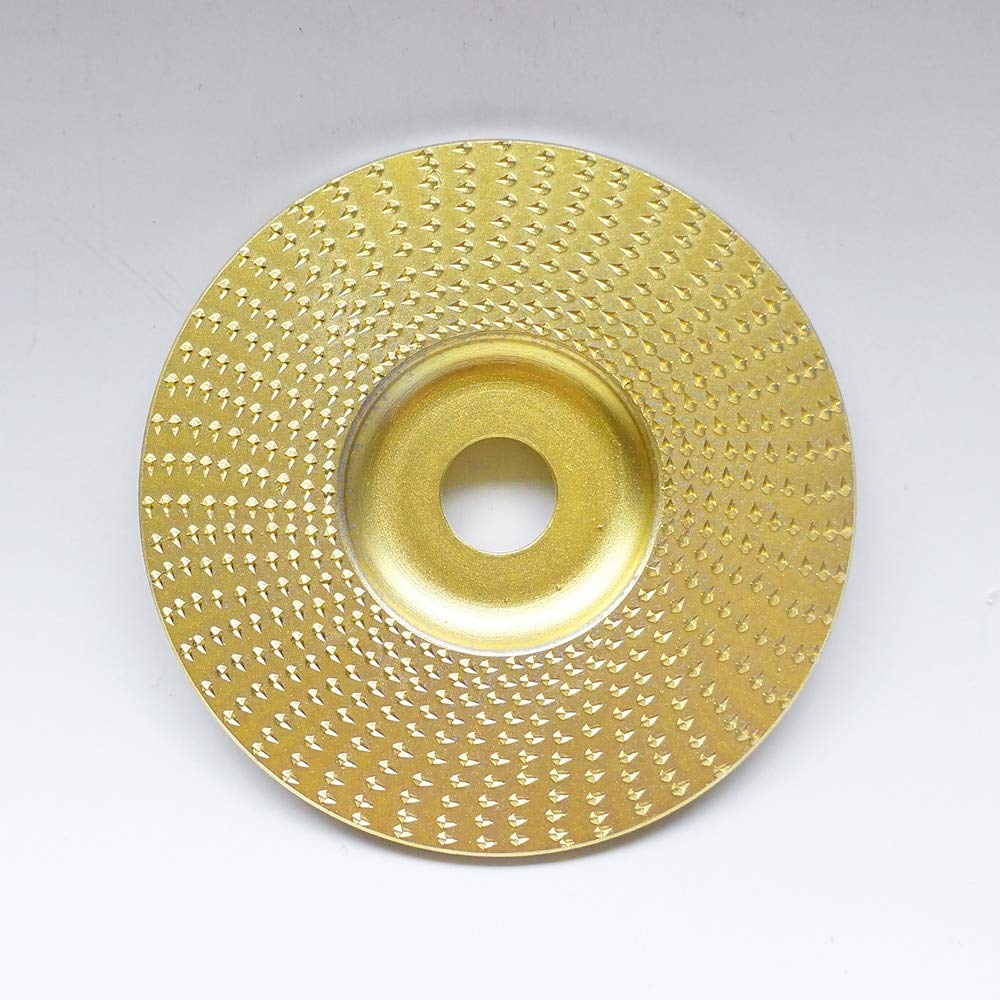 Angle Grinder Polishing Disc 110 22mm - Wood Grinding Wheel, Shaping & Carving Tool with Bevel/Flat/Arc Edges - Abrasive Tool for Woodworking, DIY Projects & Furniture Making (Color: Arc)
