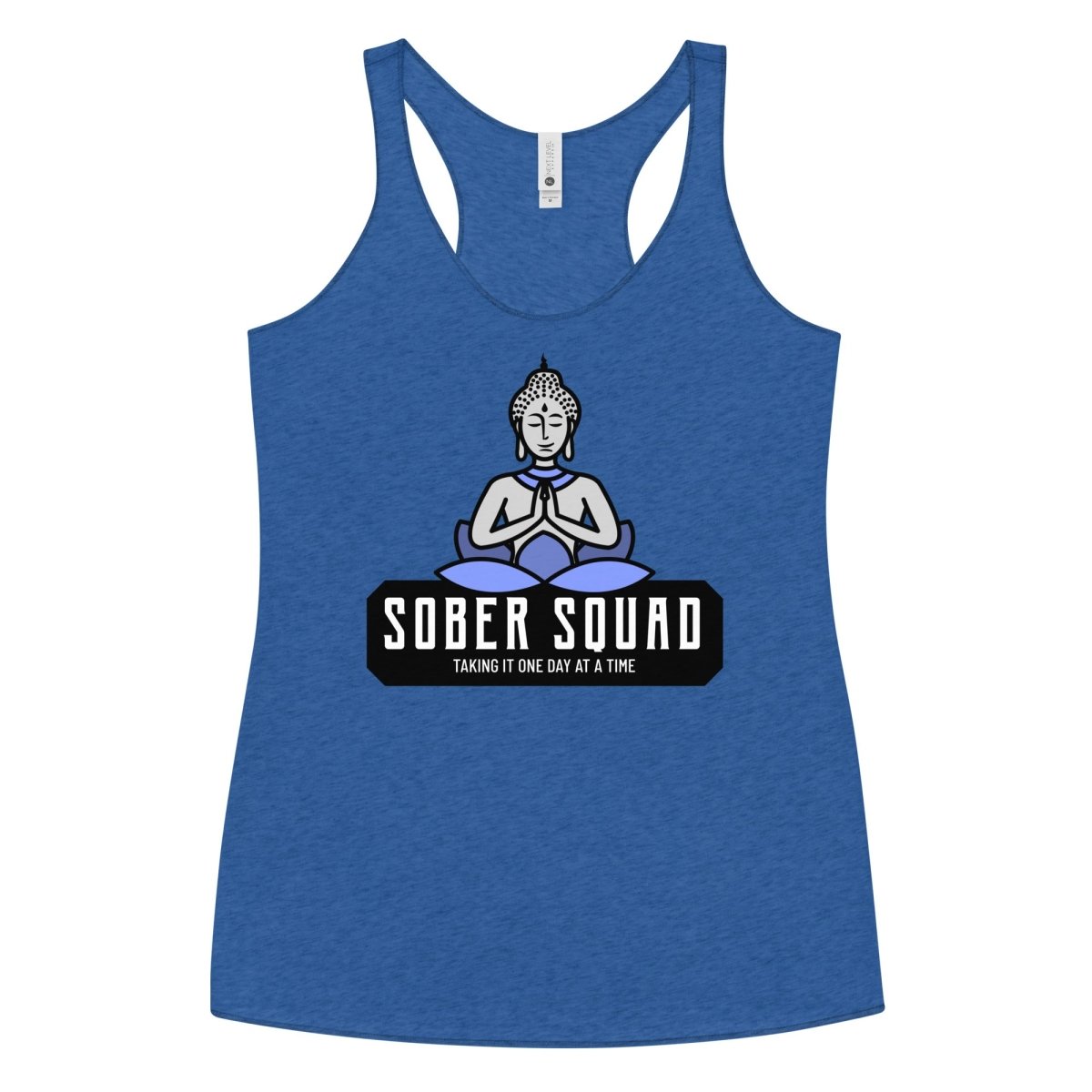 Sober Squad Women's Racerback Tank Top - Breathable Workout Shirt for Yoga, Running & Gym - Comfortable Athletic Wear for Fitness & Active Lifestyle