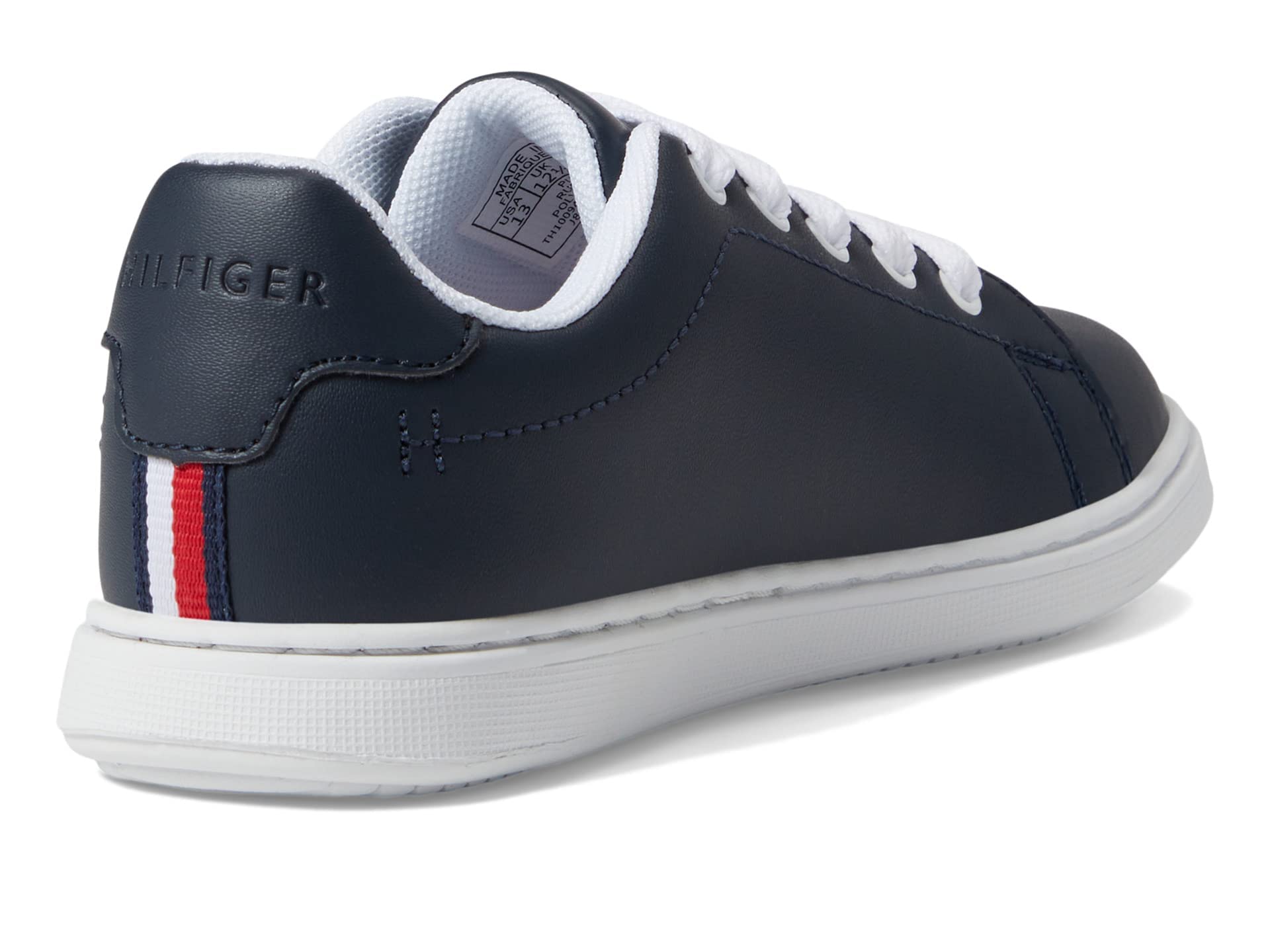 Tommy Hilfiger Kids' Iconic Court Sneakers for Boys & Girls - Comfortable Casual Shoes for School, Play & Everyday Wear