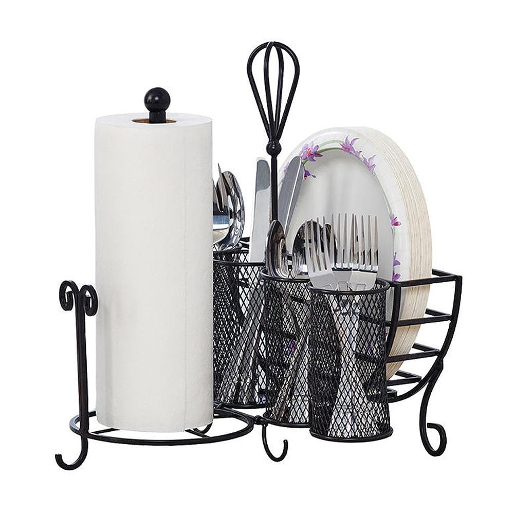 Avilla Picnic Storage Caddy - Portable Organizer for Outdoor Picnics, Camping & Beach Trips - Perfect for Utensils, Napkins & Condiments