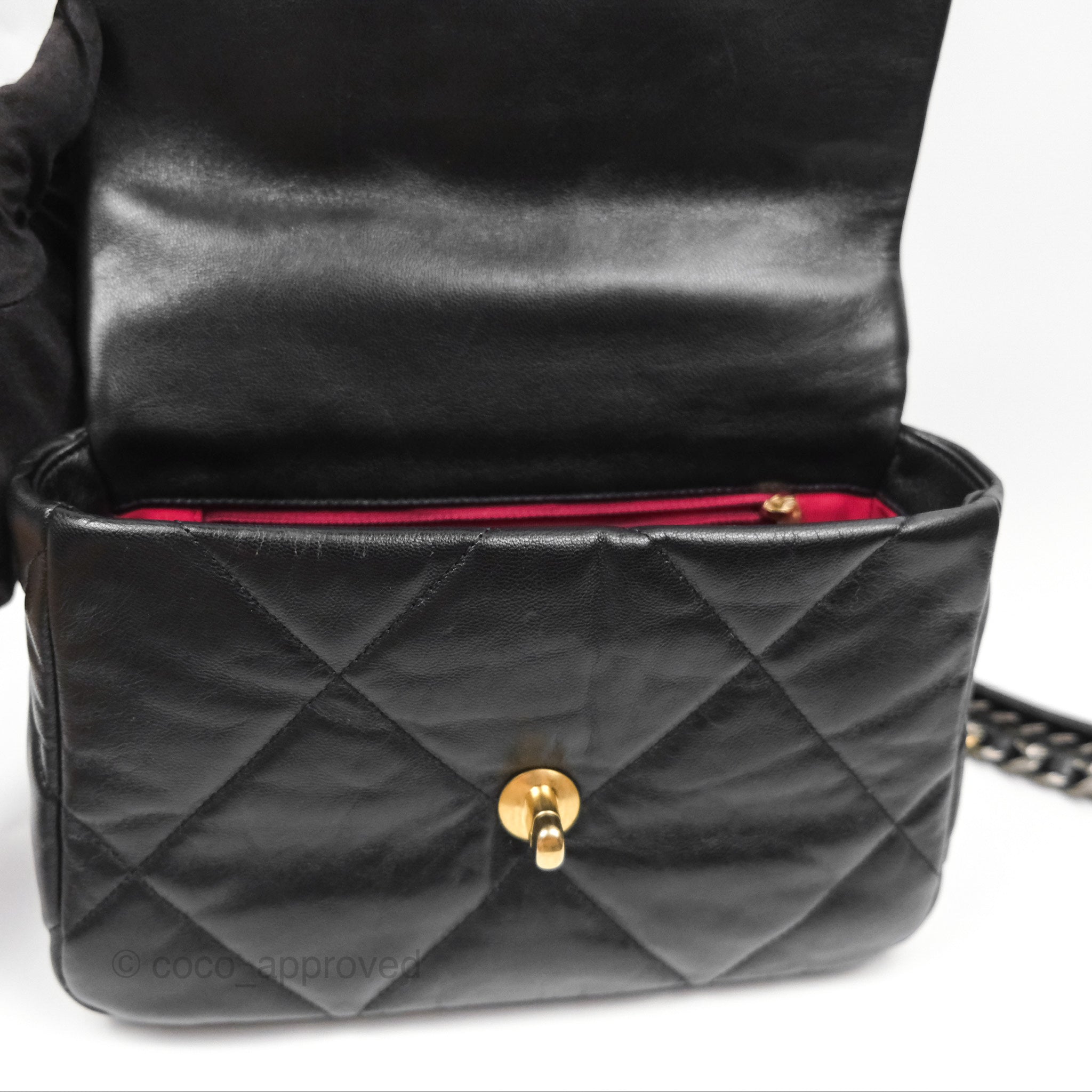 Chanel 19 Small Handbag Black Mixed Hardware - Luxury Designer Crossbody Bag for Women, Perfect for Date Night & Evening Events