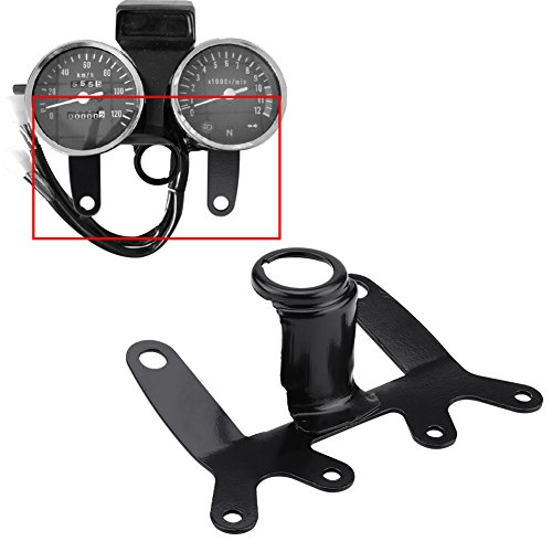 Universal Motorcycle Tachometer Bracket - Speedometer Mount for Bikes & Cruisers