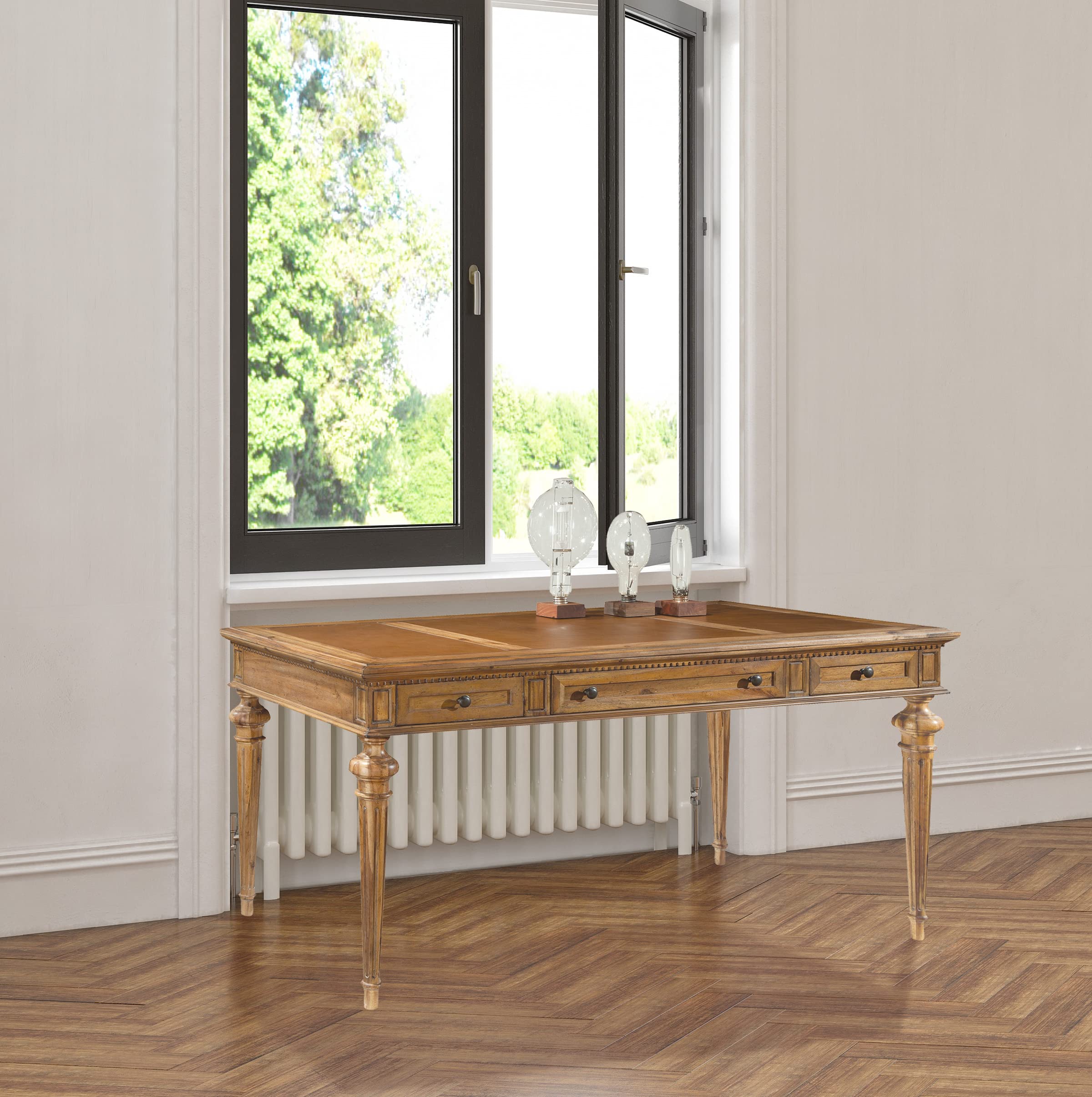 Hekman Furniture 79308 Modern Writing Desk - Home Office, Study & Workspace Solution for Professionals & Students