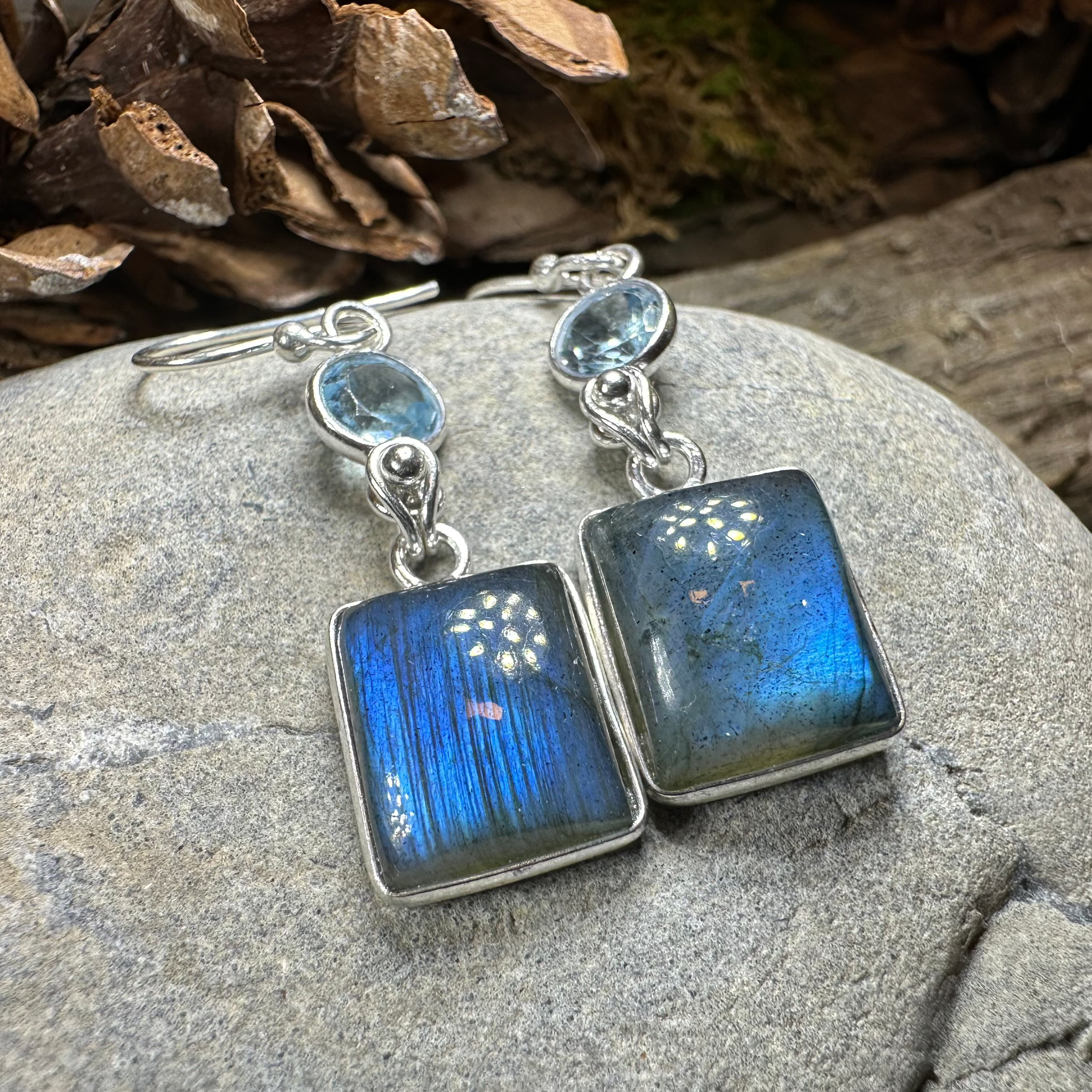 Celtic Waters Earrings - Handmade Sterling Silver Celtic Knot Dangle Earrings for Women | Perfect for Weddings, Parties & Everyday Wear
