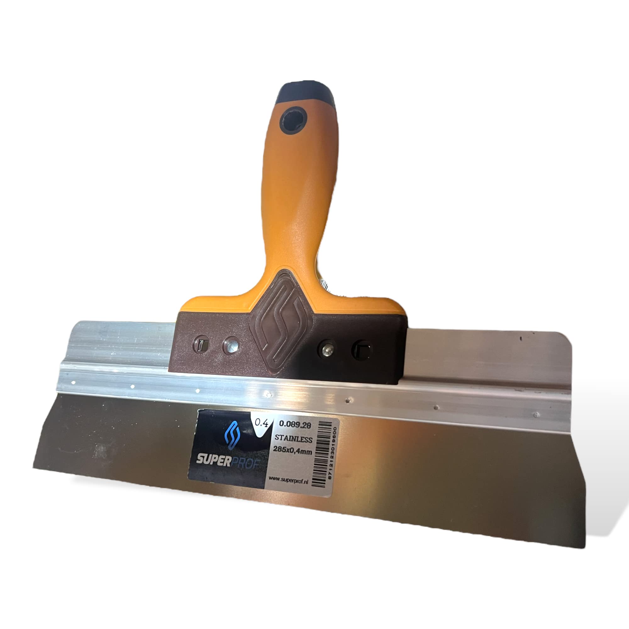 Superprof Soft Grip Gypsum Spatula 480mm - Professional Drywall & Plastering Tool for Smooth Finishing - Perfect for DIY Home Renovation and Construction Projects