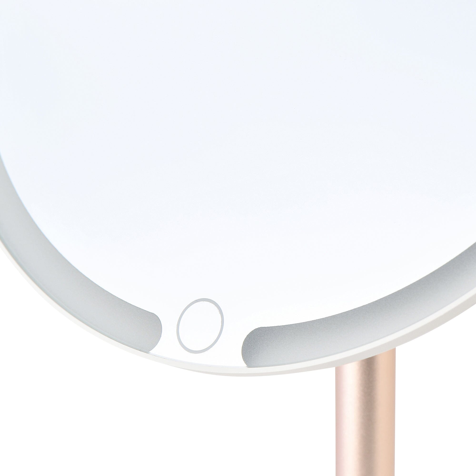 LED Vanity Mirror with Stand - Adjustable Brightness & Touch Control for Makeup, Skincare, and Hair Styling - White (Perfect for Bedroom, Bathroom, and Dressing Room)