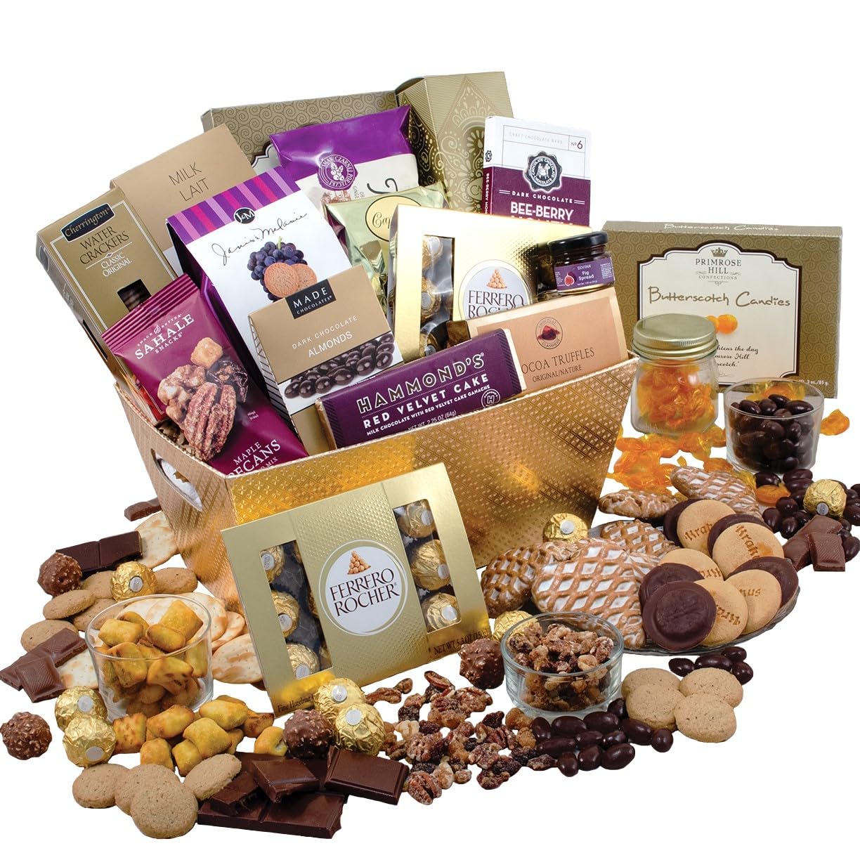 Premium Gourmet Gift Basket - Luxury Assorted Snacks, Chocolates & Treats - Perfect for Holidays, Corporate Gifts & Special Occasions