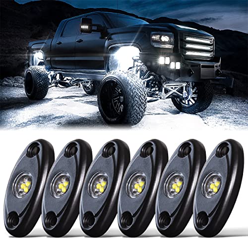 LED Rock Lights -6PCS White