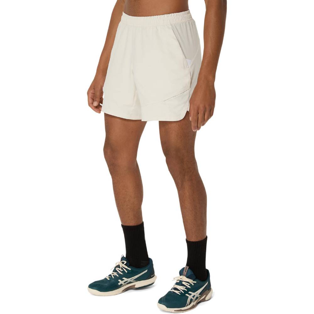 ASICS Men's Match 7 Inch Running Shorts - Lightweight Quick-Dry Athletic Shorts for Gym, Training & Casual Wear (Birch Color)