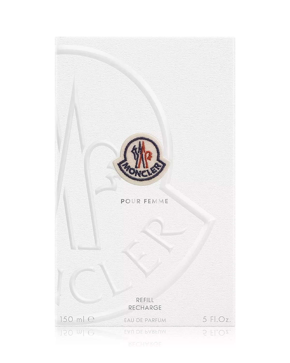 Moncler Pour Femme Women's Eau de Parfum Refill - 5 oz / 150ml Luxury Perfume Spray for Daily Wear, Date Nights & Special Occasions