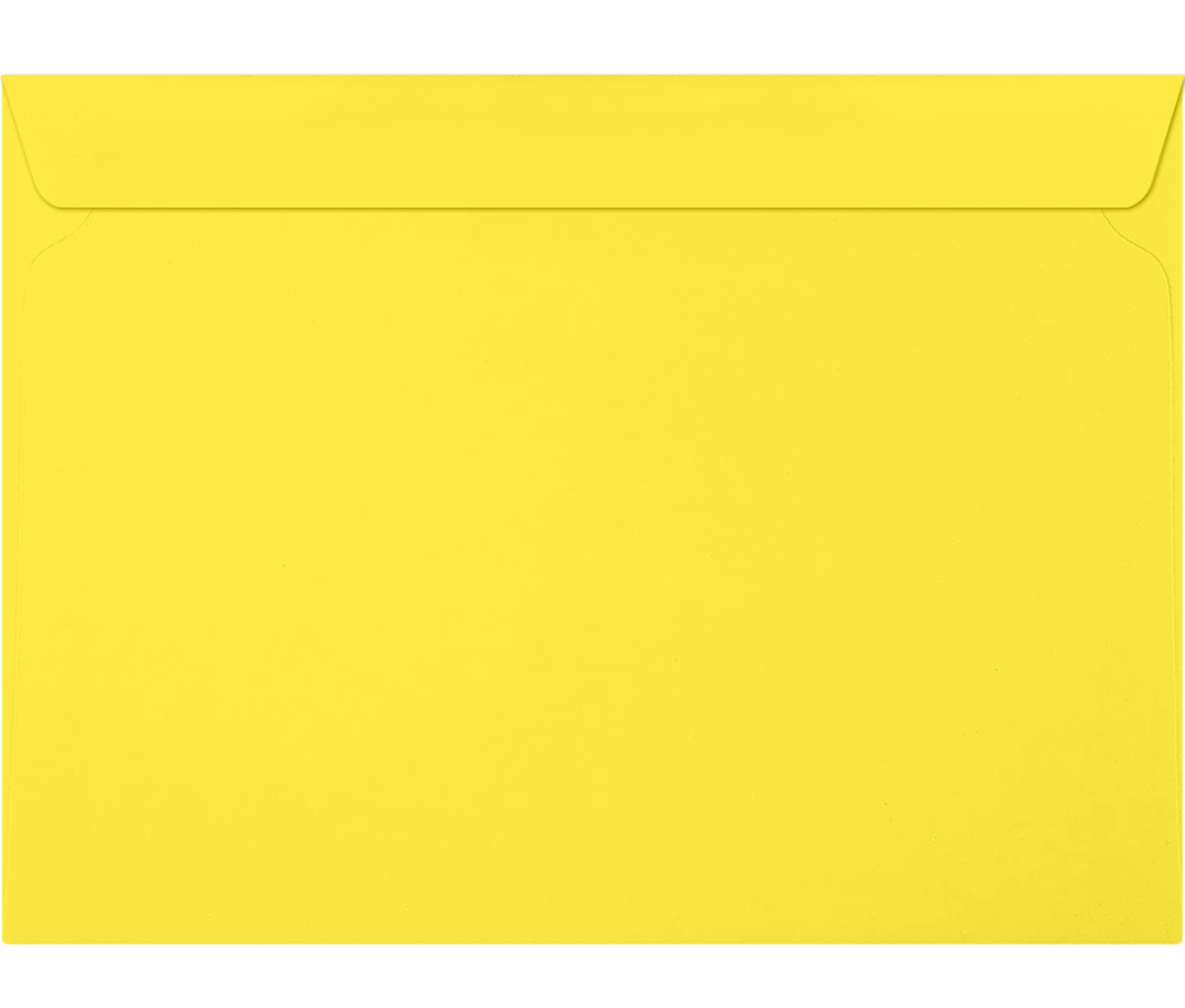 LUXPaper 9 x 12 Booklet Envelopes - Citrus Yellow, 80lb. Text Weight, Pack of 250 | Perfect for Mailing Brochures, Catalogs, Wedding Invitations & Business Documents