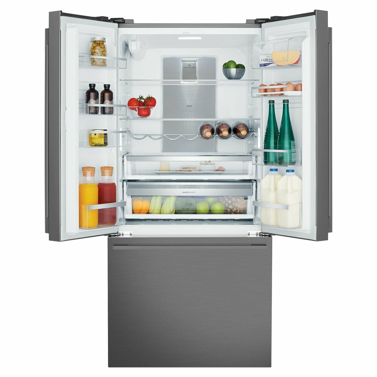 Electrolux 491L French Door Frost Free Refrigerator EHE5267BC - Energy Efficient Large Capacity Fridge for Modern Kitchen & Open Plan Living Spaces