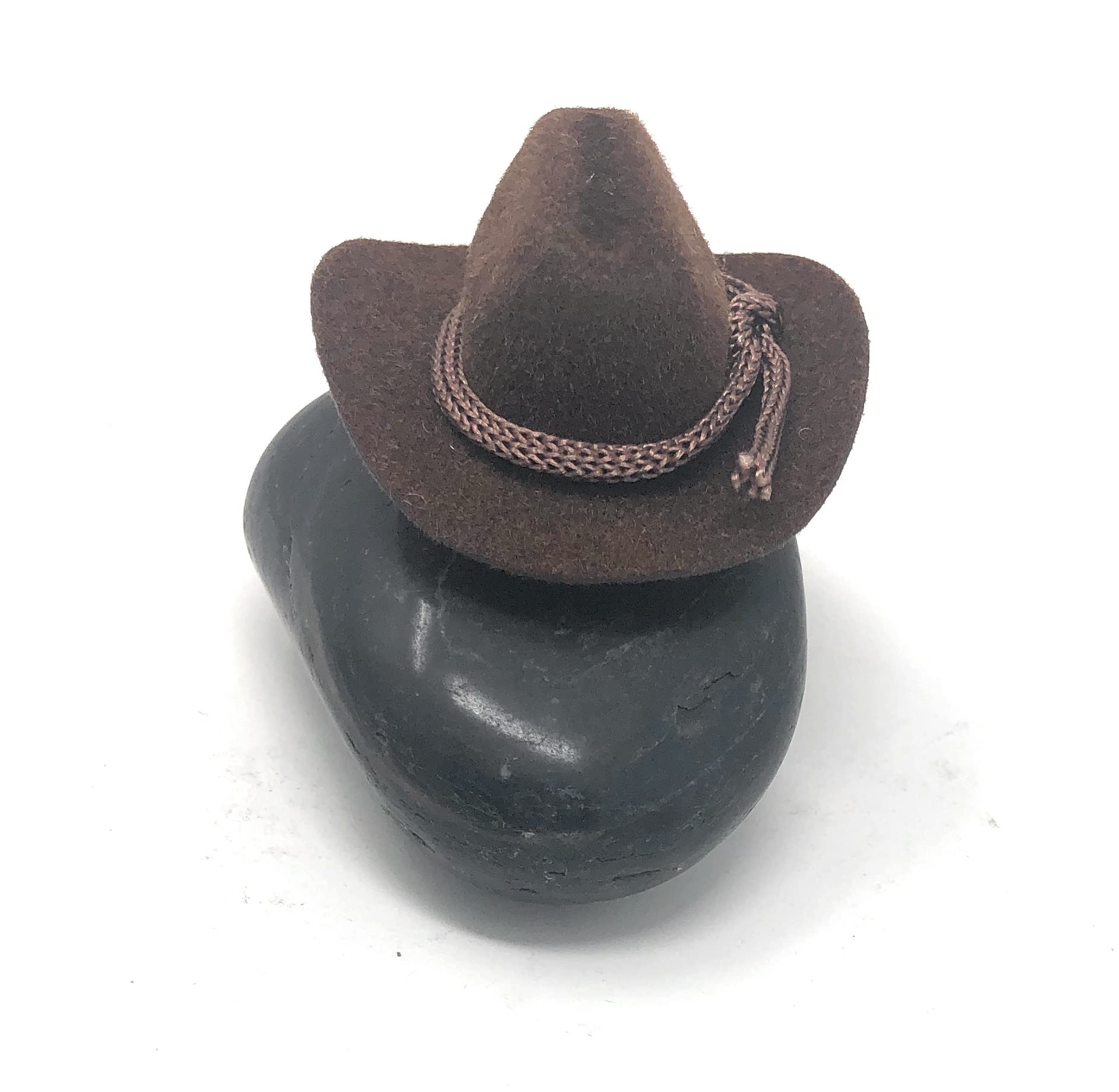 Funny Cowboy Rock Pet with Adoption Certificate - Novelty Gag Gift for Office Desk Decor | Perfect for Prank Gifts, White Elephant Parties & Cowboy-Themed Decorations
