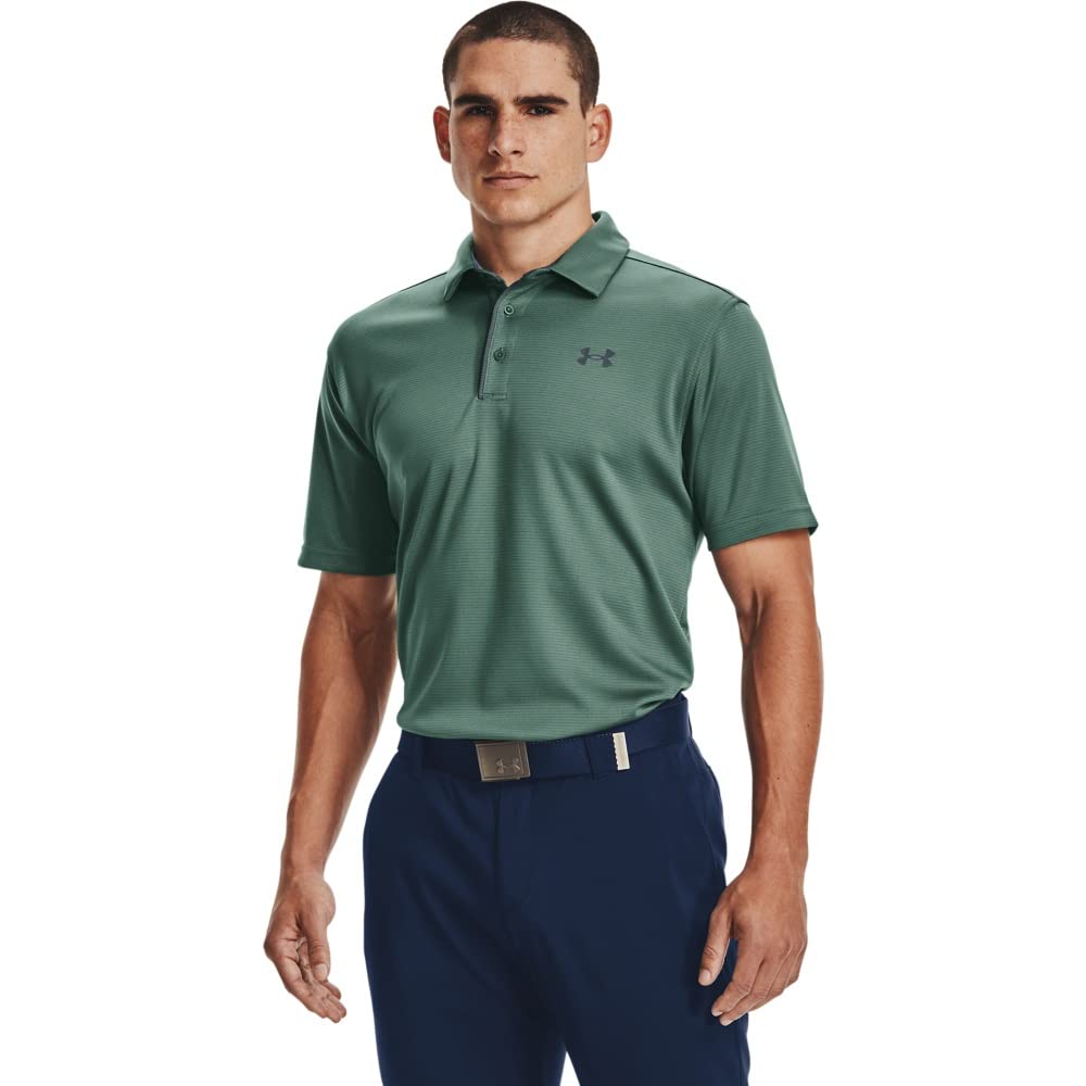 Under Armour Men's Tech Golf Polo Shirt - Moisture-Wicking & Breathable Performance Golf Shirt for Men - Perfect for Golfing, Casual Wear & Outdoor Activities