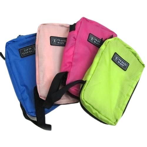 Trexee Waterproof Hanging Cosmetic Bag - Portable Travel Toiletry Organizer for Women & Girls, Makeup Storage Pouch with Hook (Multicolor) - Perfect for Travel, Gym, Camping & Daily Use