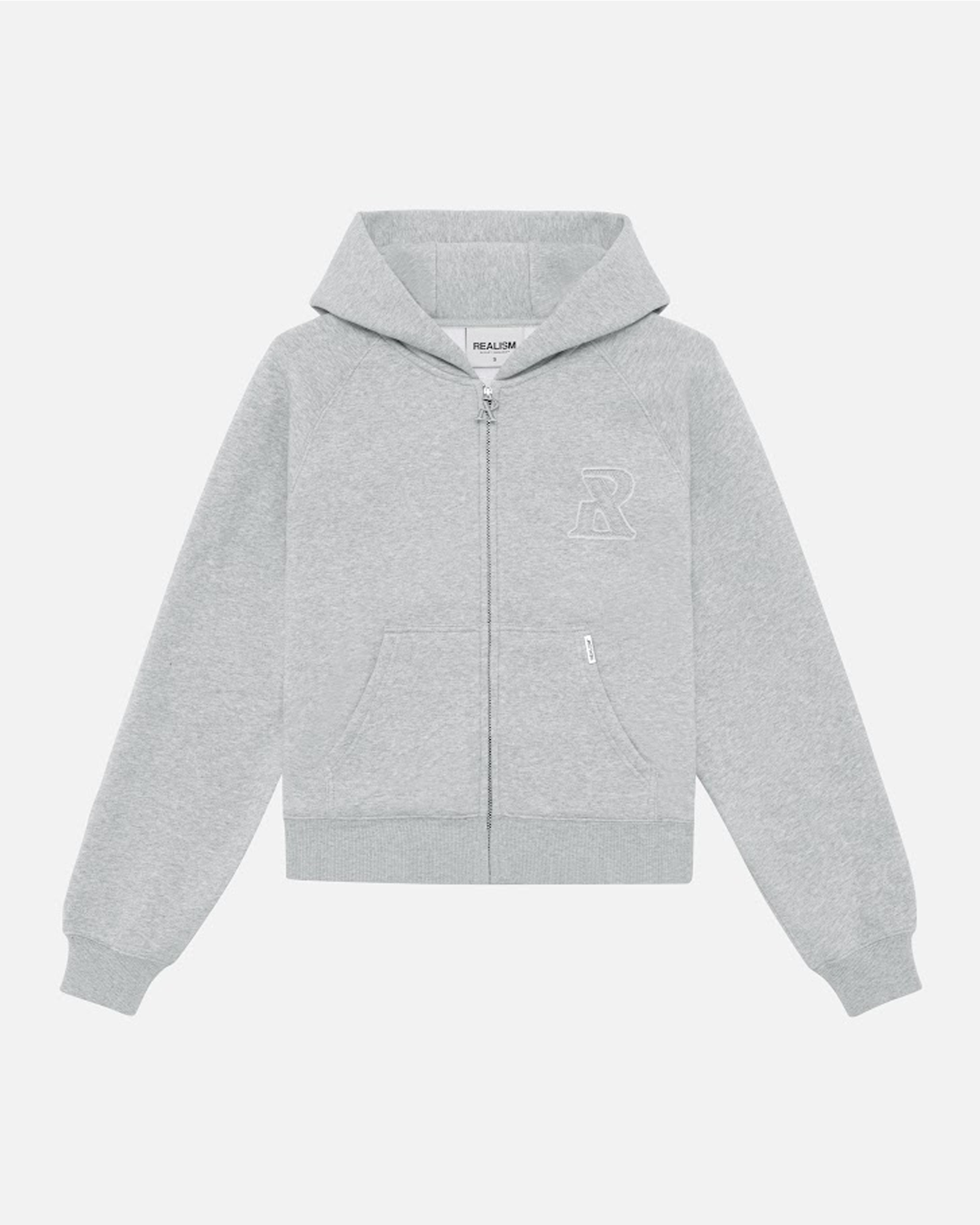 SSS Realism Legacy Zip Hoodie - Grey Marle | Premium Fleece Pullover for Men & Women | Perfect for Casual Wear, Gym & Outdoor Activities