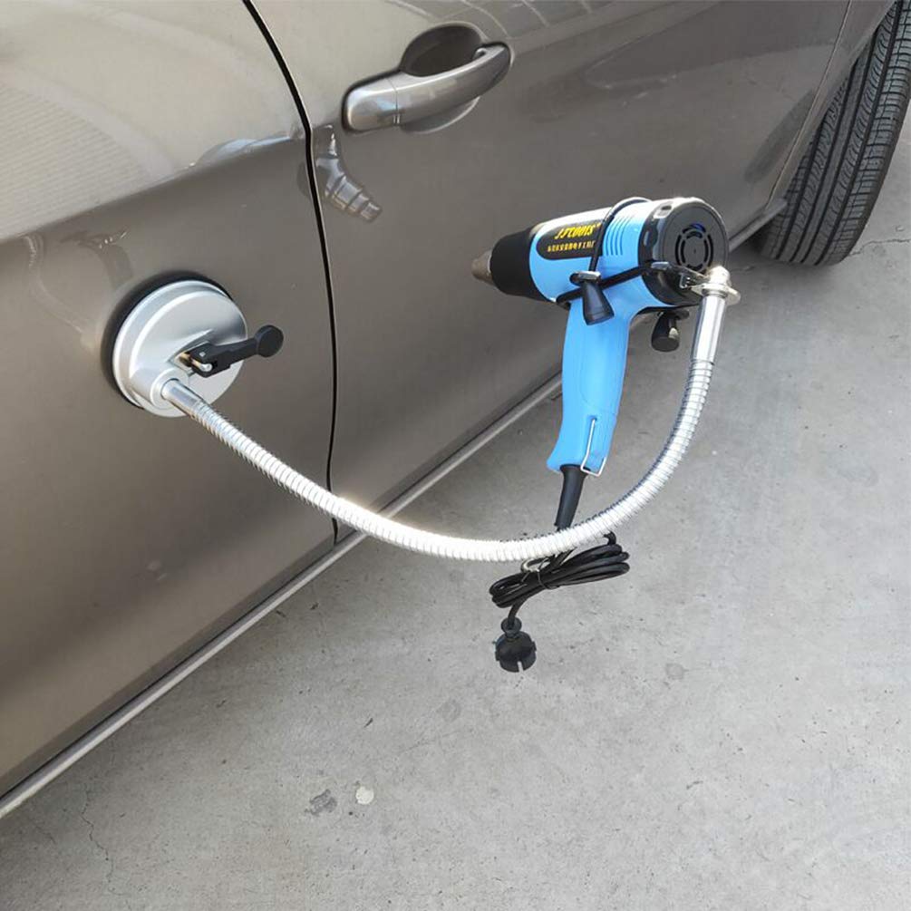 Suction Cup Heat Bracket - Flexible Car Dent Repair Tool with Hot Air Stand | Windshield & Auto Body Dent Removal Kit for Professional & DIY Use
